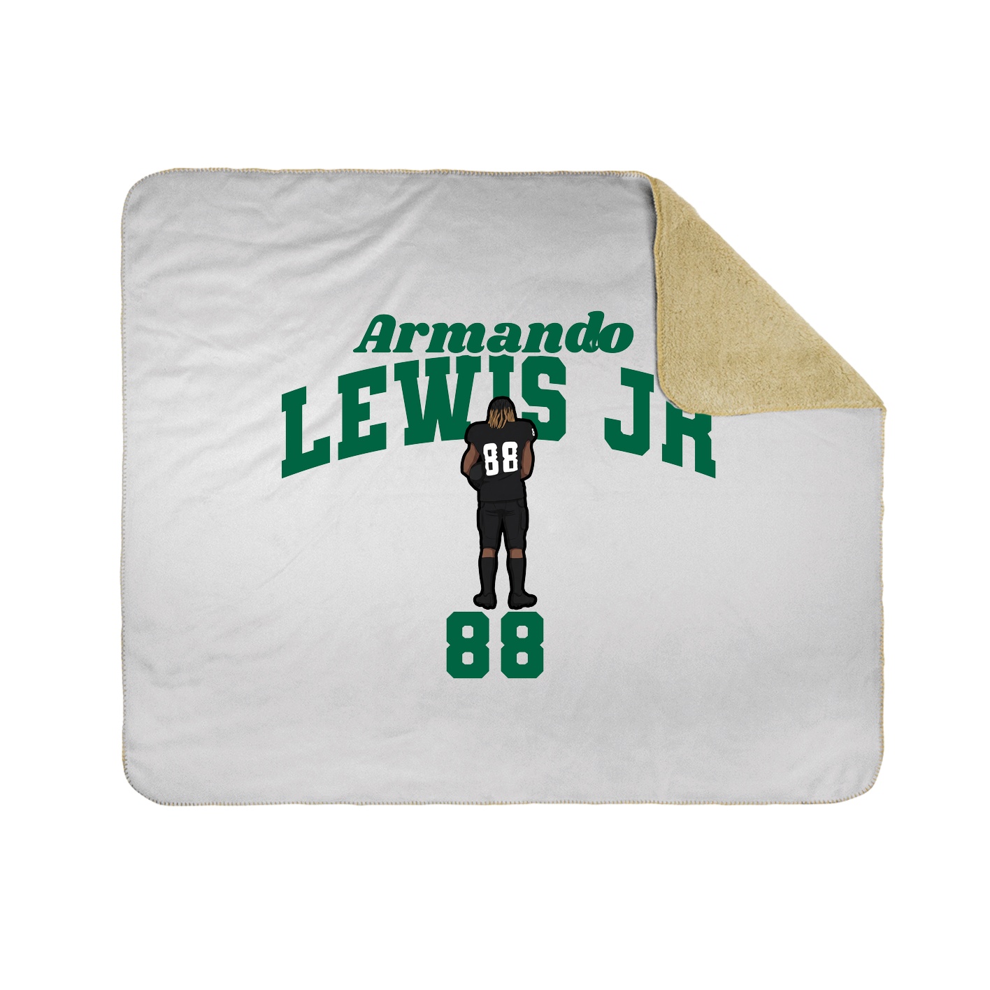 Throw Blanket — Signature Arch in White