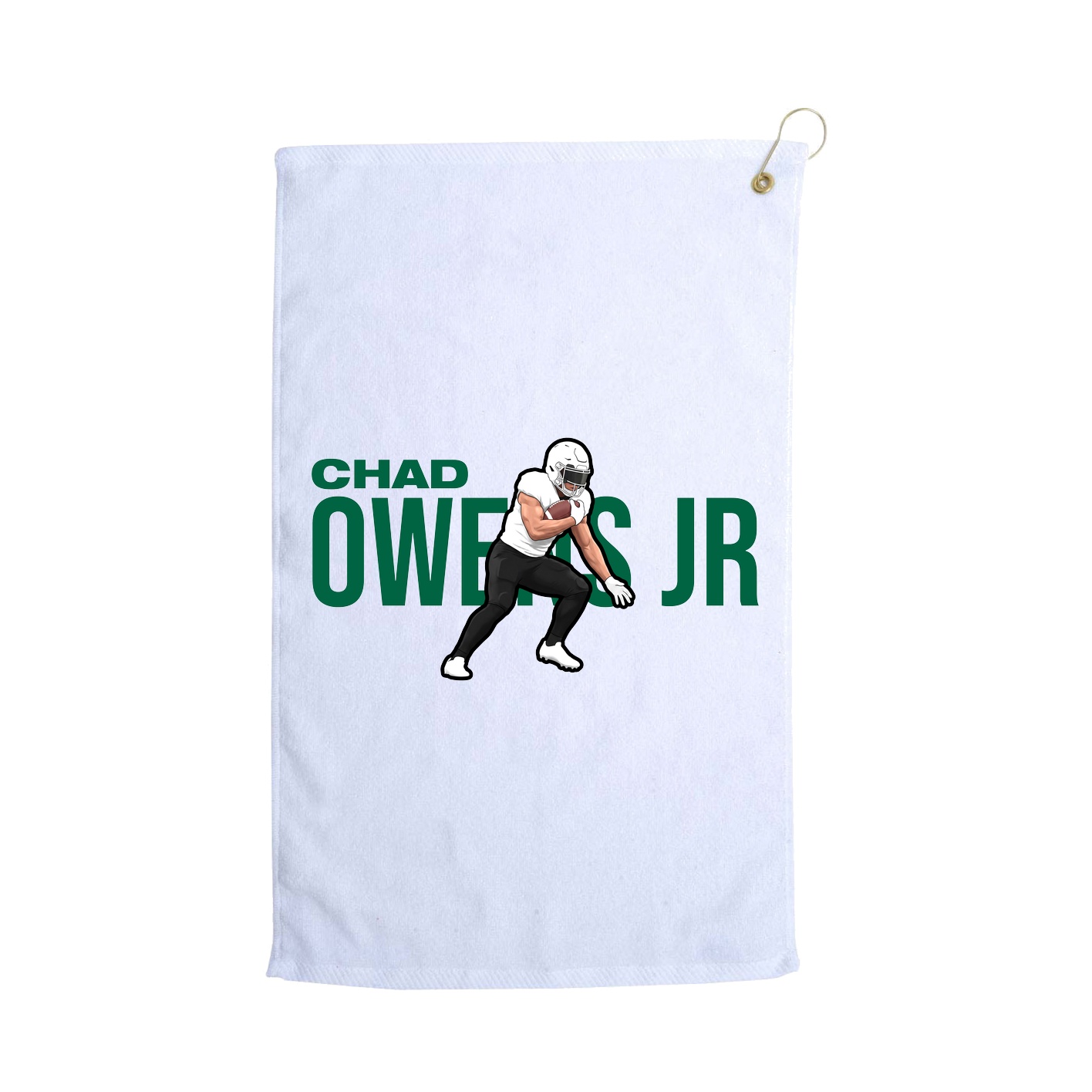 Golf Towel — Player Name in White