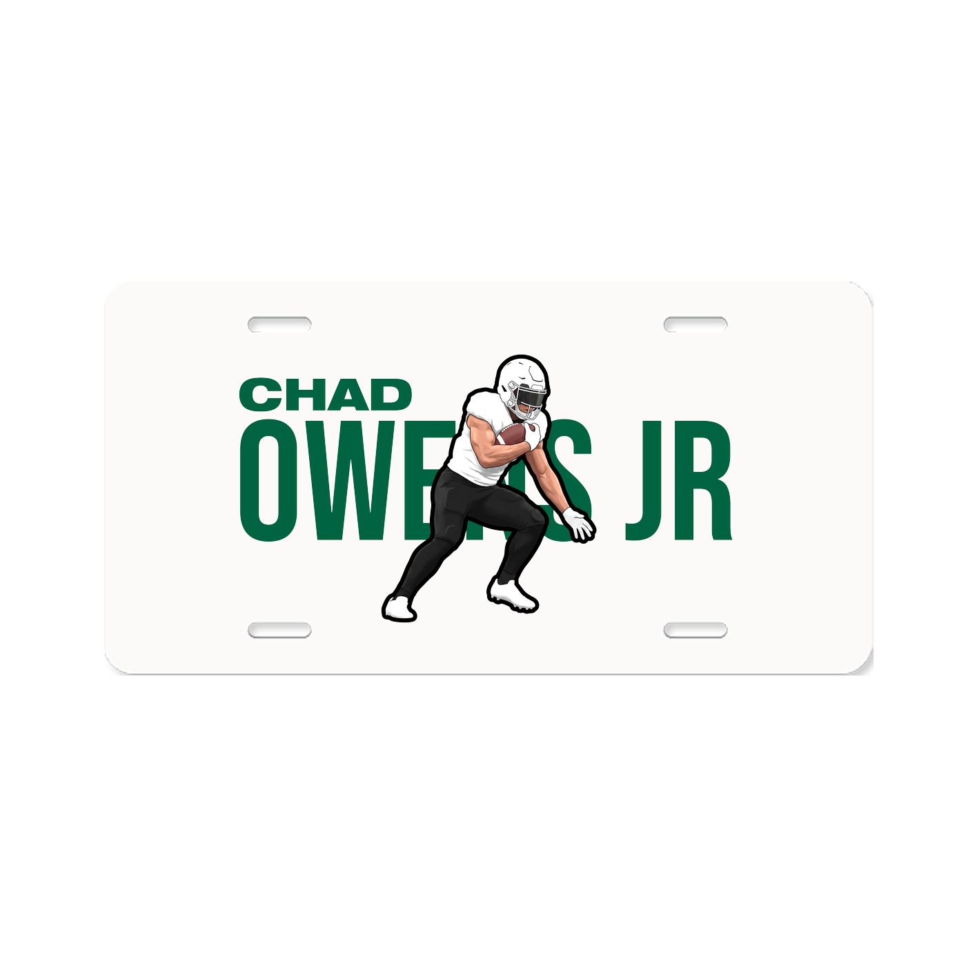 License Plate — Player Name in Classic