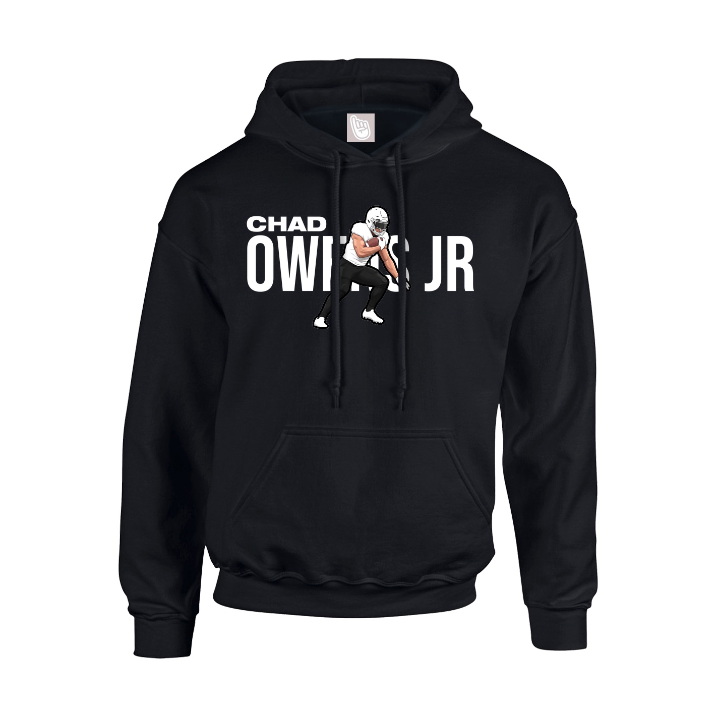 Hoodie — Player Name in Black