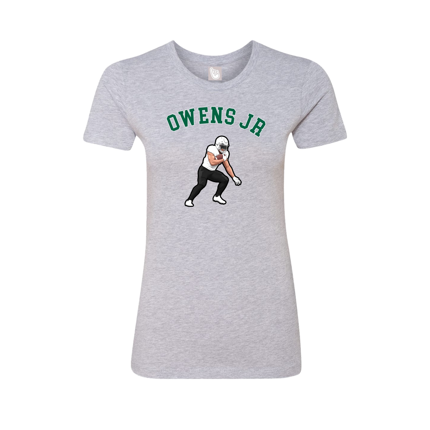 Fitted Women's Tee — Shirsey Arch in Grey
