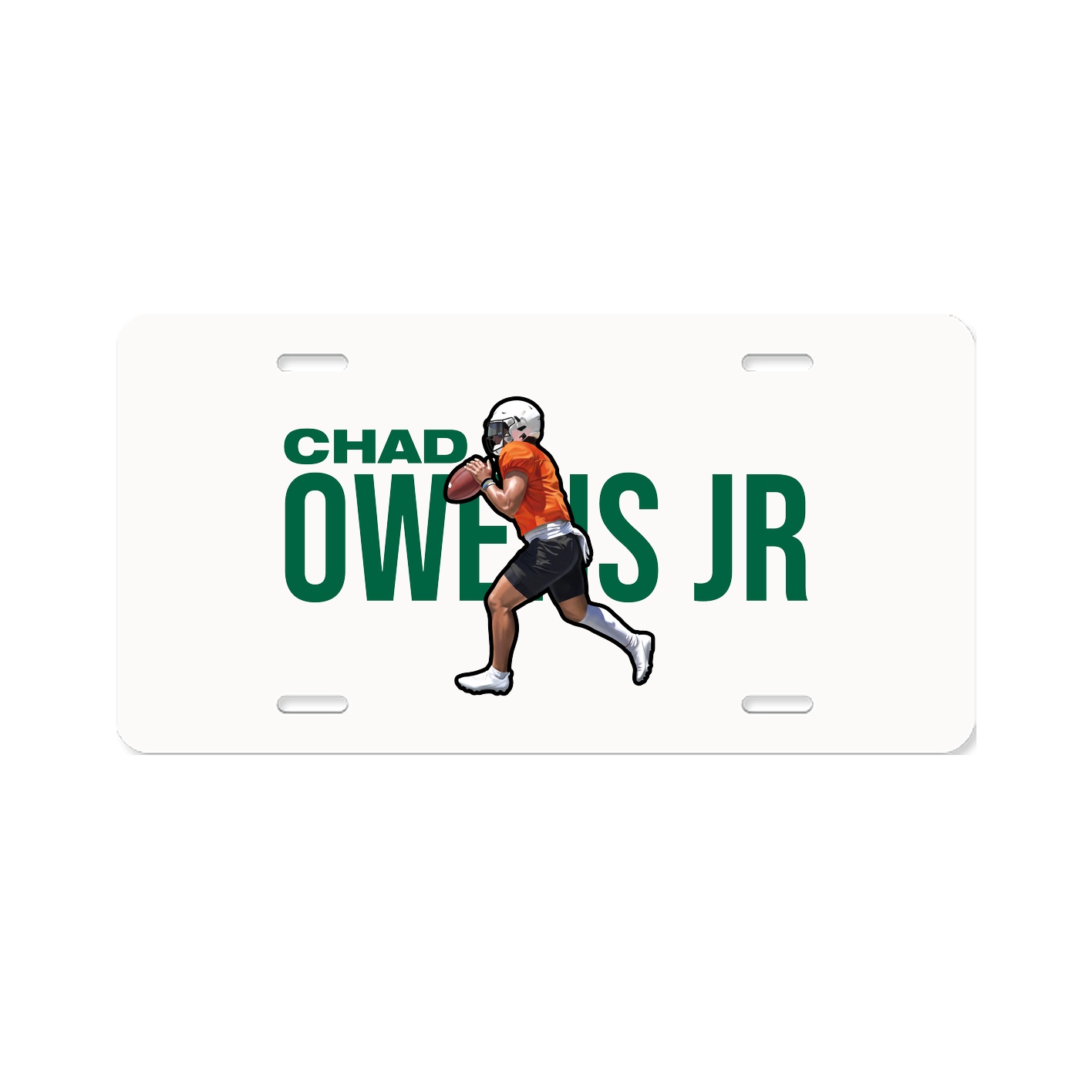 License Plate — Player Name in Classic