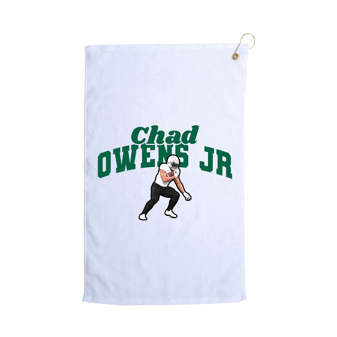 Golf Towel — Signature Arch in White