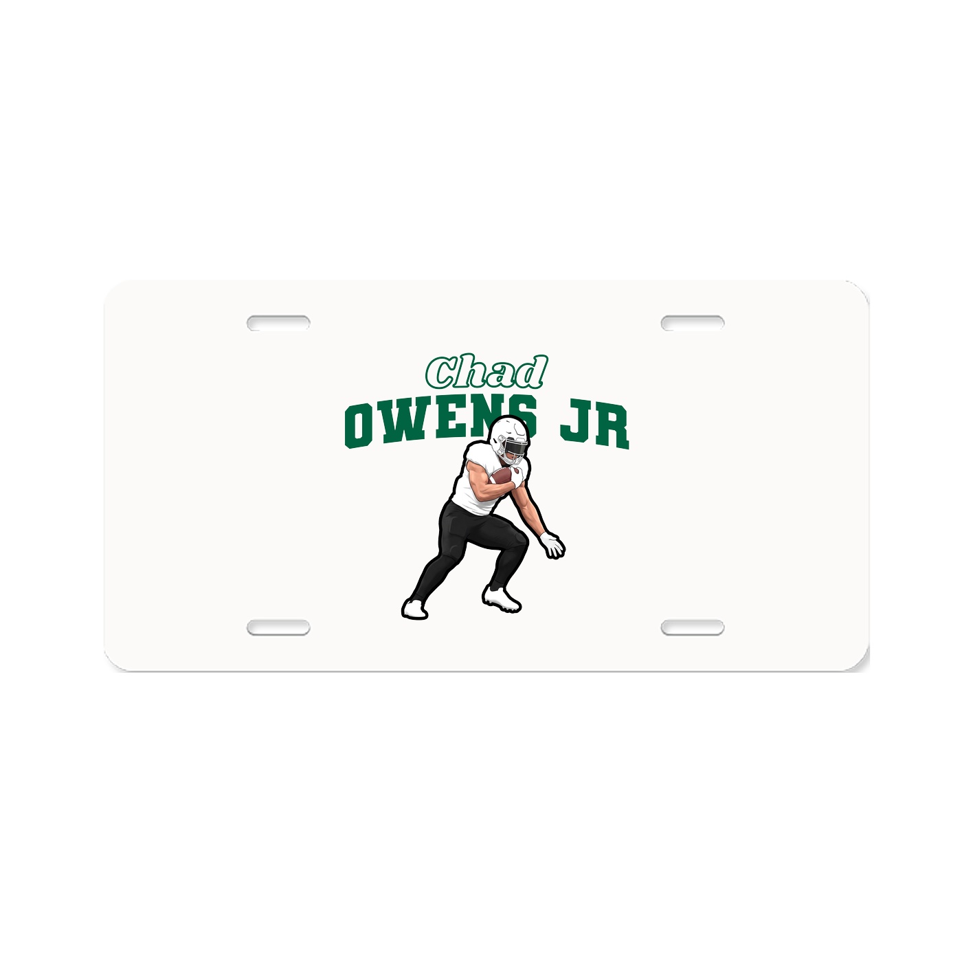 License Plate — Name Arch in Classic