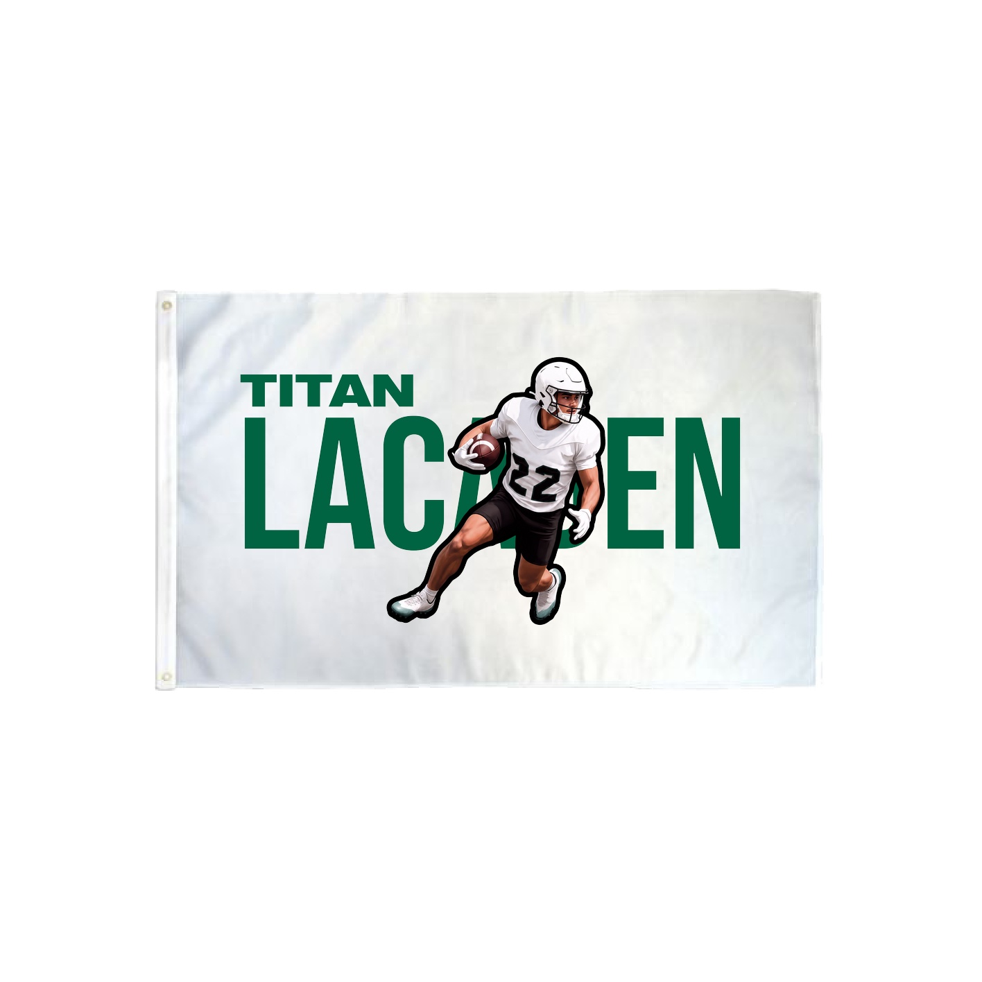 3x5 Flag — Player Name in Classic