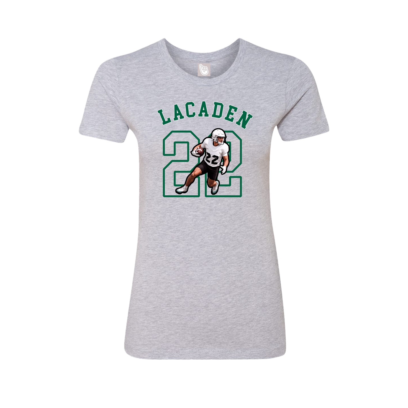 Fitted Women's Tee — Shirsey Arch in Grey