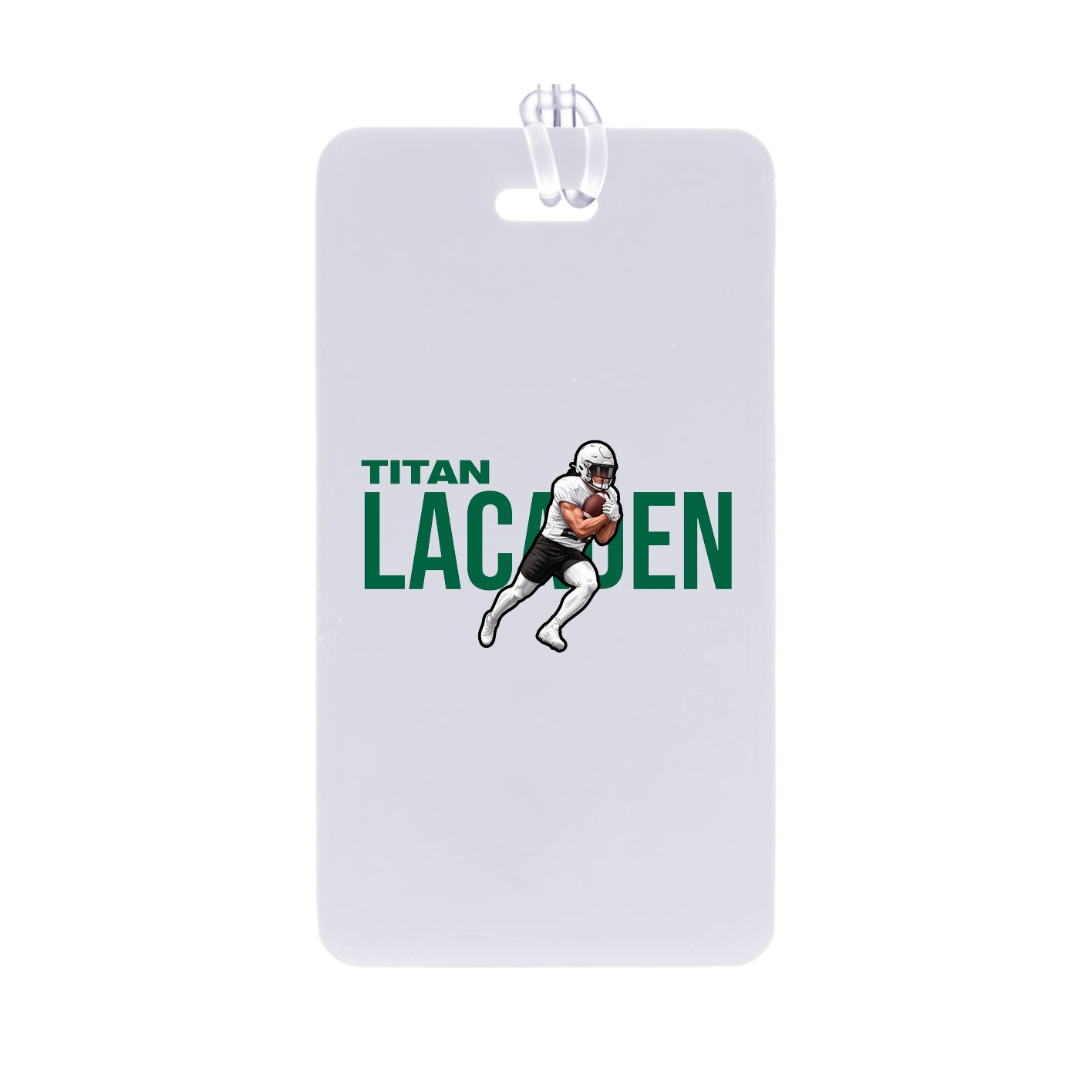 Bag Tag — Player Name in Classic