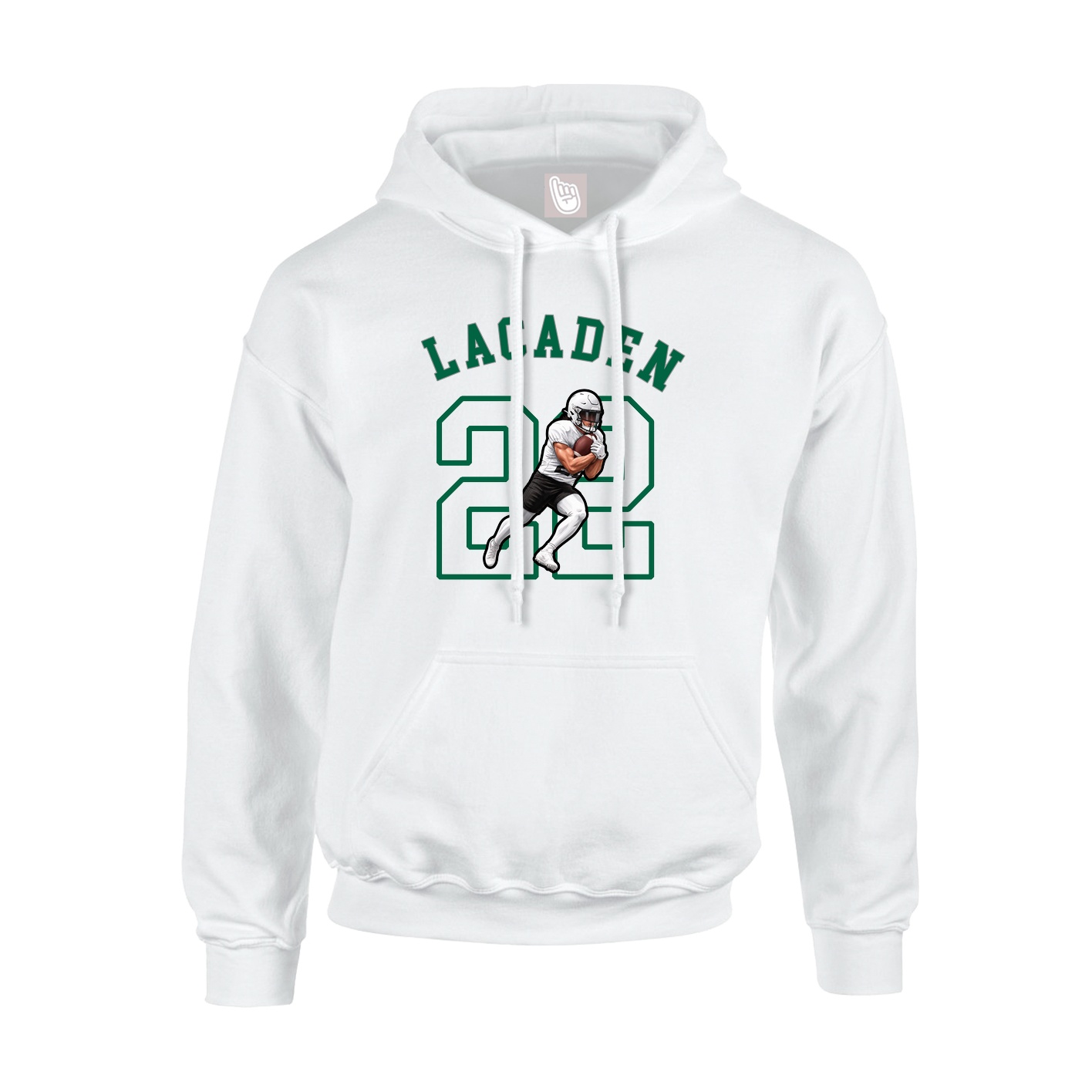 Youth Hoodie — Shirsey Arch in White
