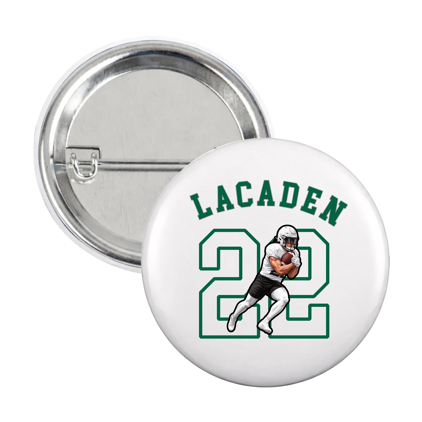 Game Day Button — Shirsey Arch in White