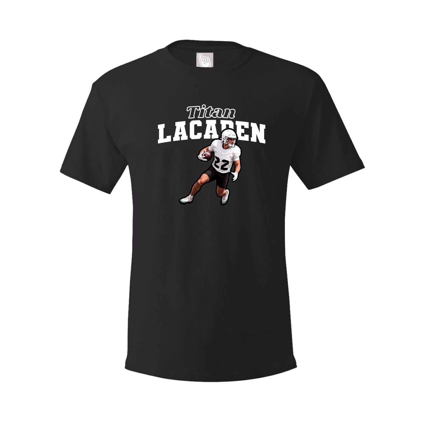 Youth Tee — Name Arch in Black