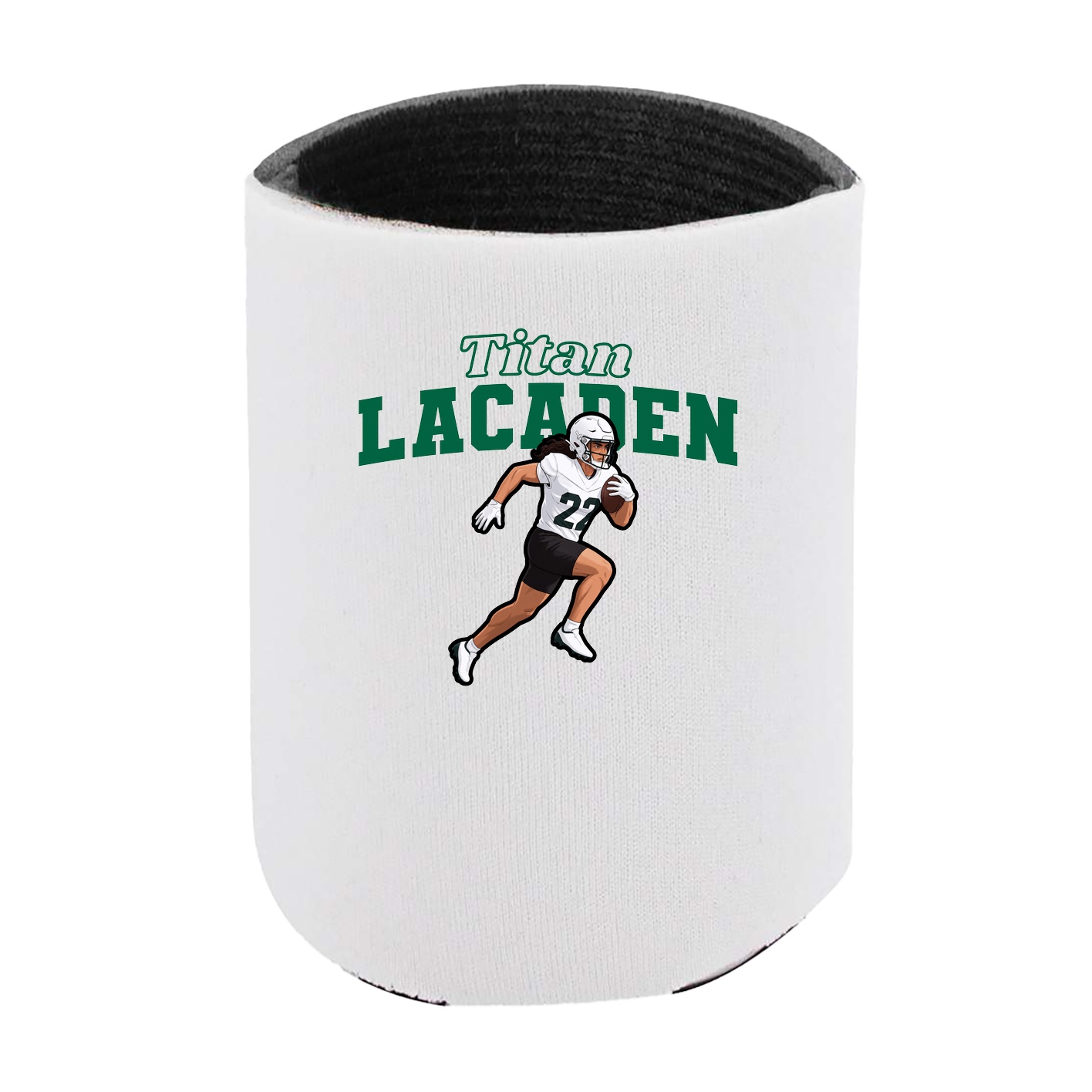 Can Holder — Name Arch in White