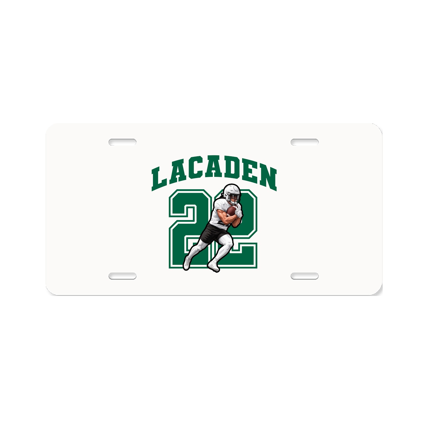 License Plate — Number in Classic