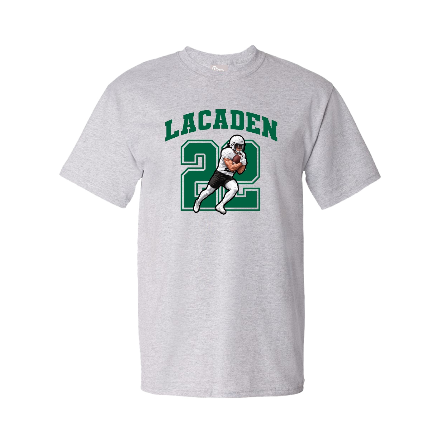 Youth Tee — Number in Grey
