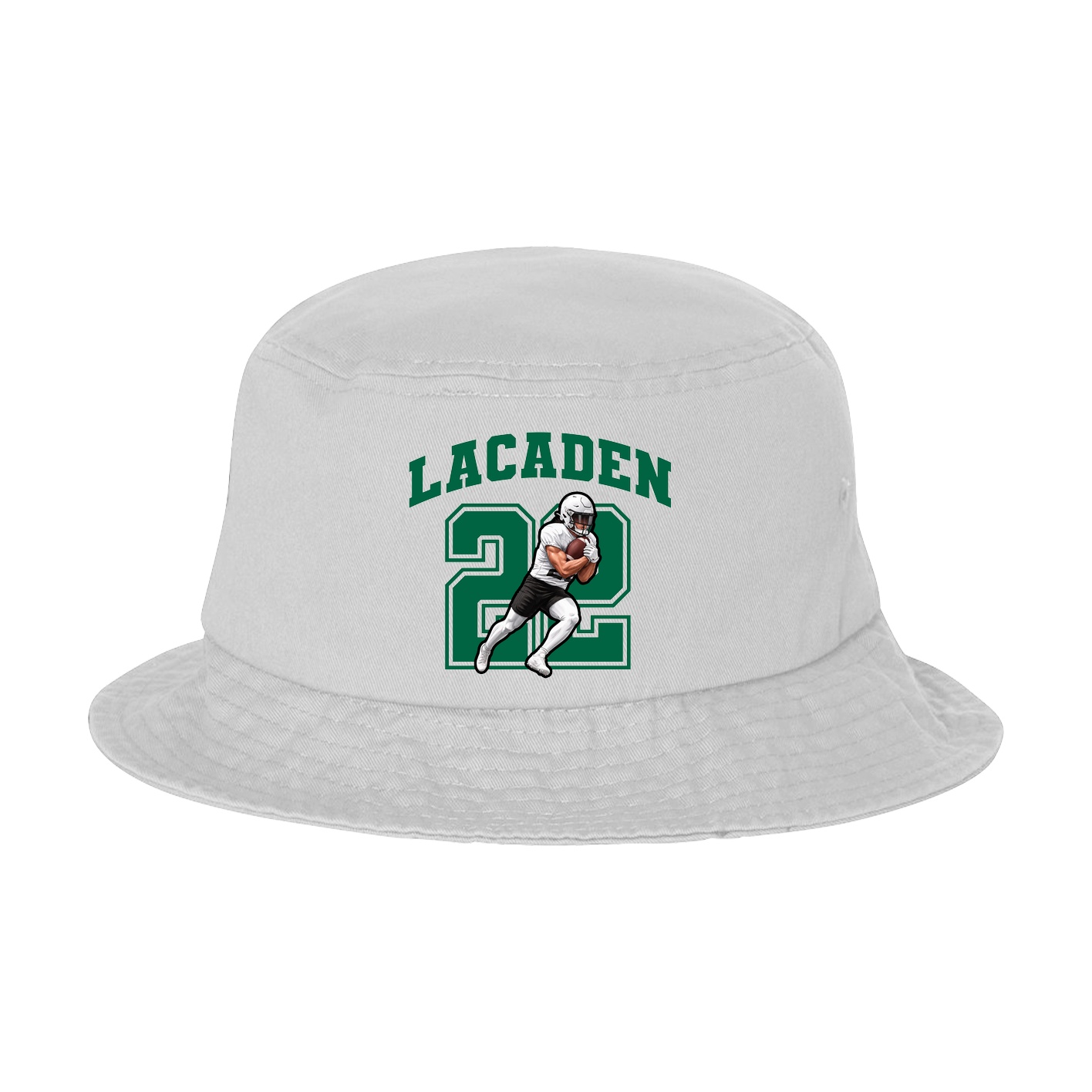 Bucket Cap — Number in White