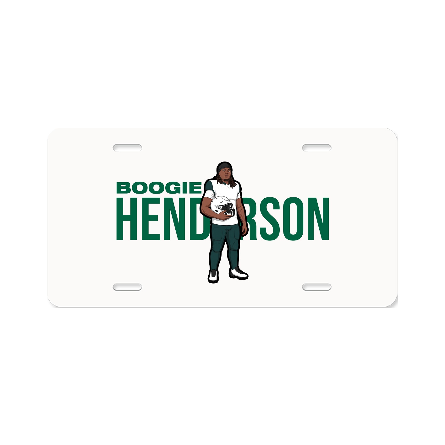 License Plate — Player Name in Classic