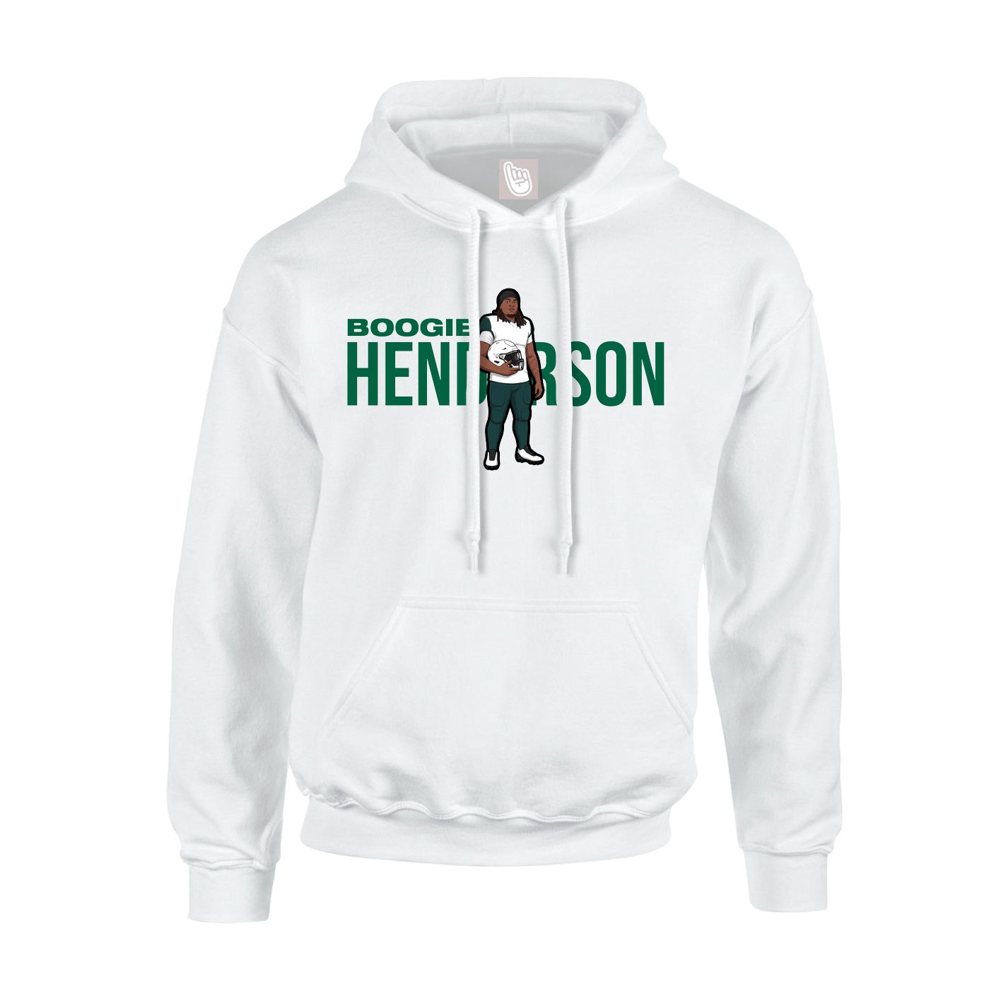 Hoodie — Player Name in White