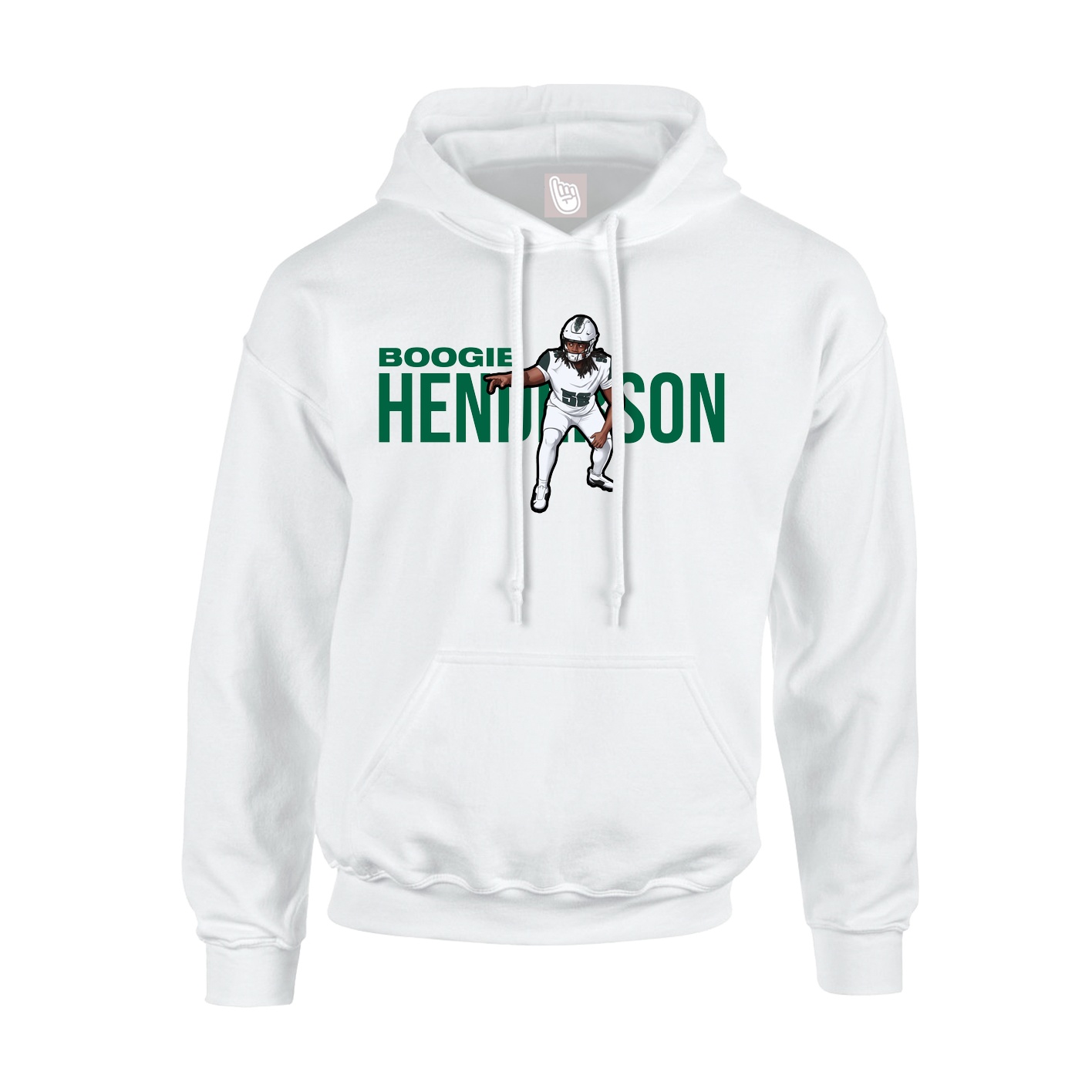 Hoodie — Player Name in White