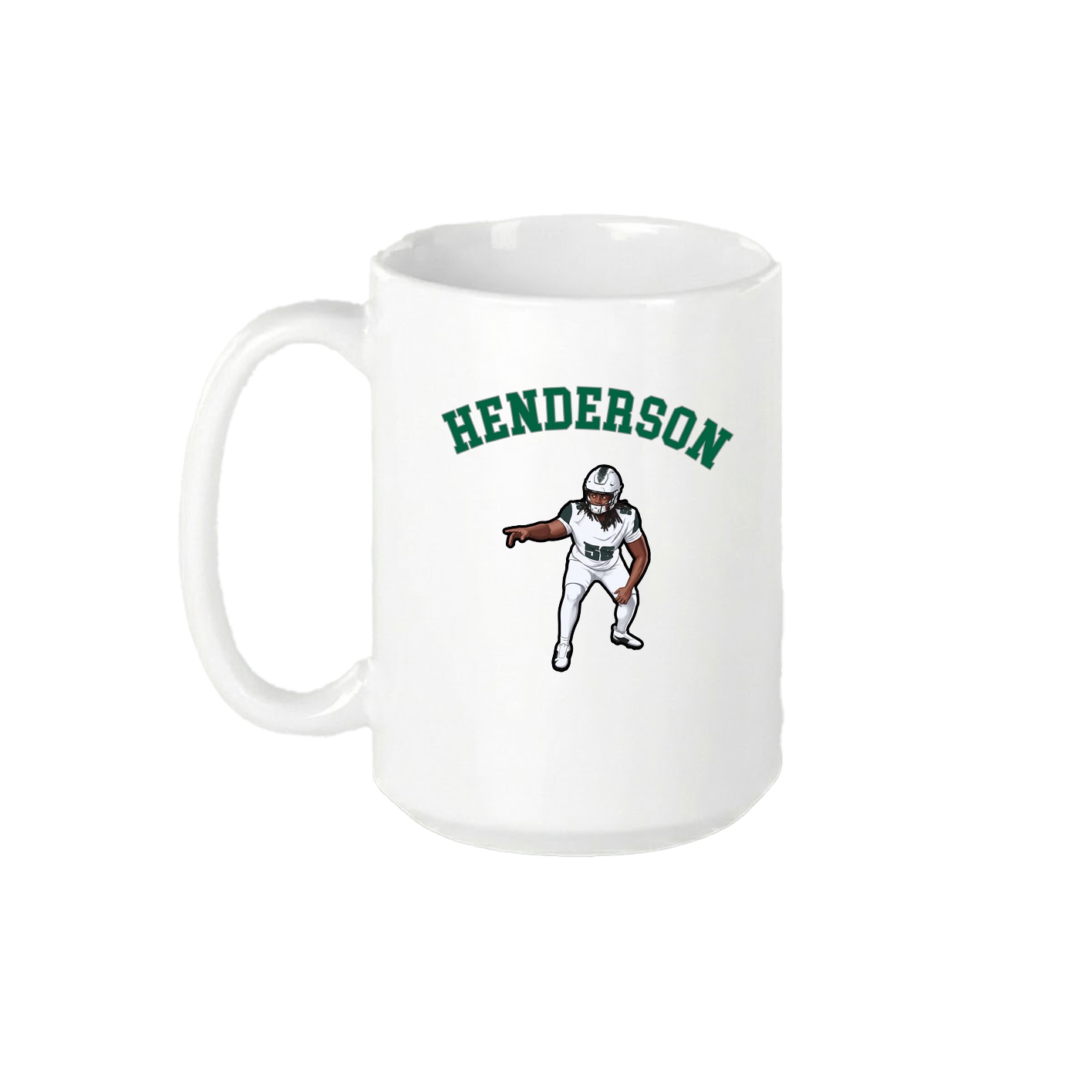 15oz Coffee Mug — Shirsey Arch in White