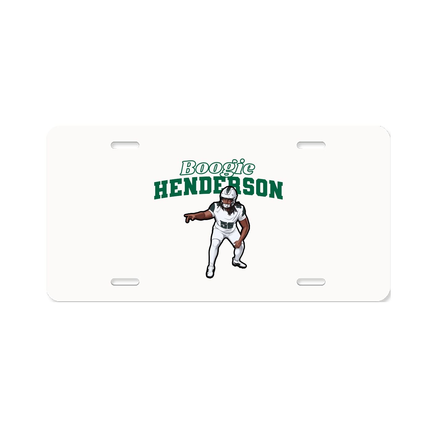 License Plate — Name Arch in Classic