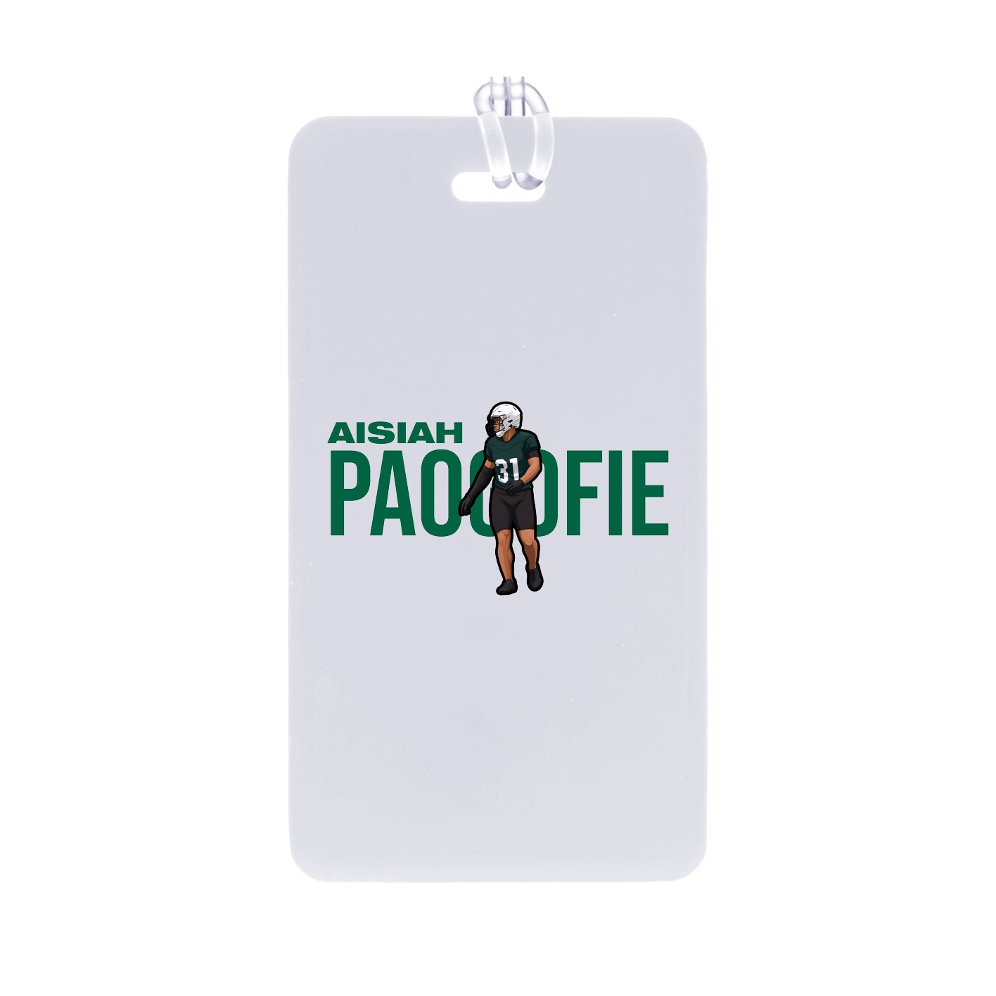Bag Tag — Player Name in Classic