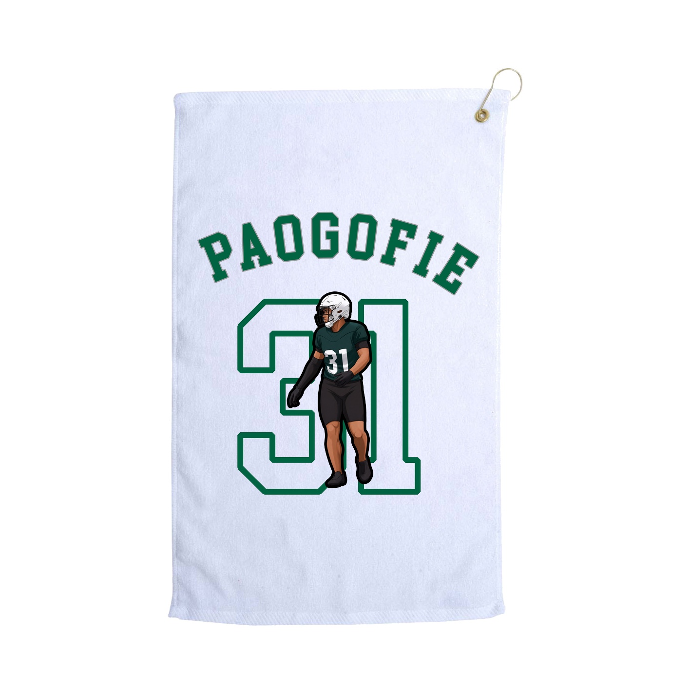 Golf Towel — Shirsey Arch in White