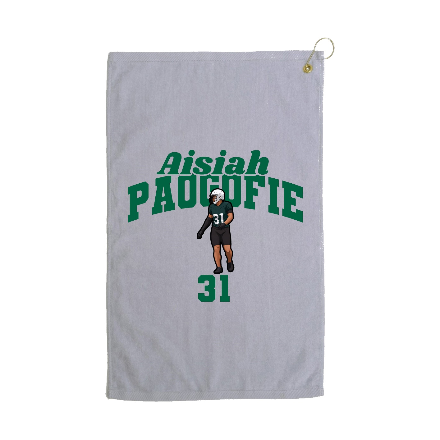 Golf Towel — Signature Arch in Grey