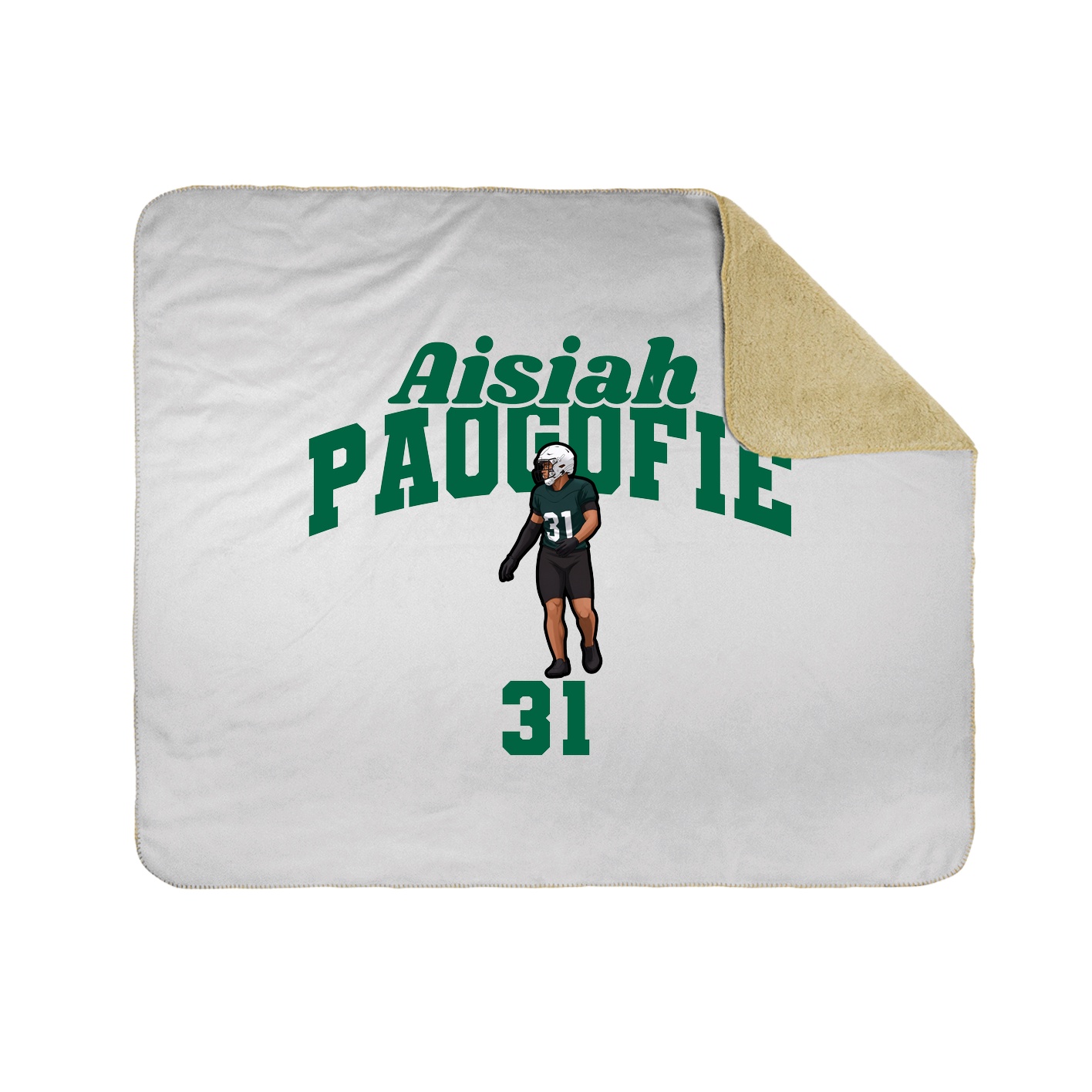 Throw Blanket — Signature Arch in White