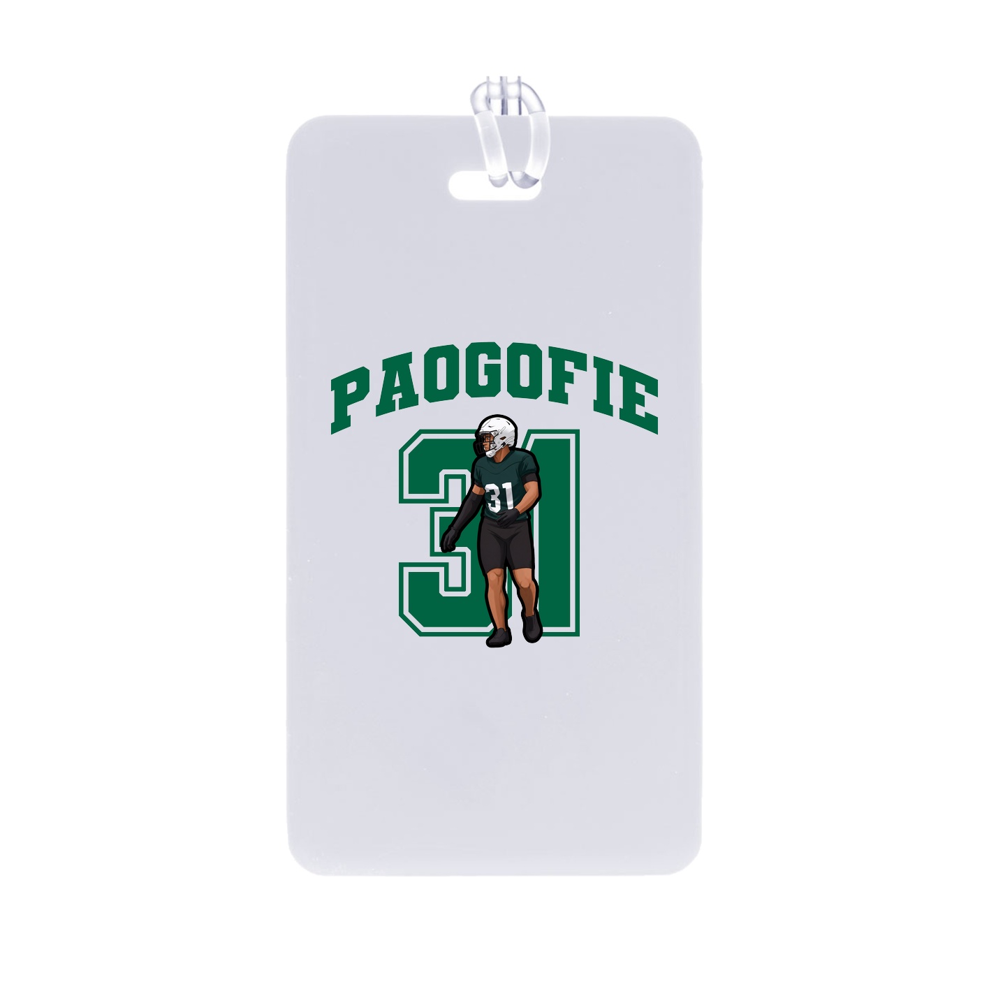 Bag Tag — Number in Classic