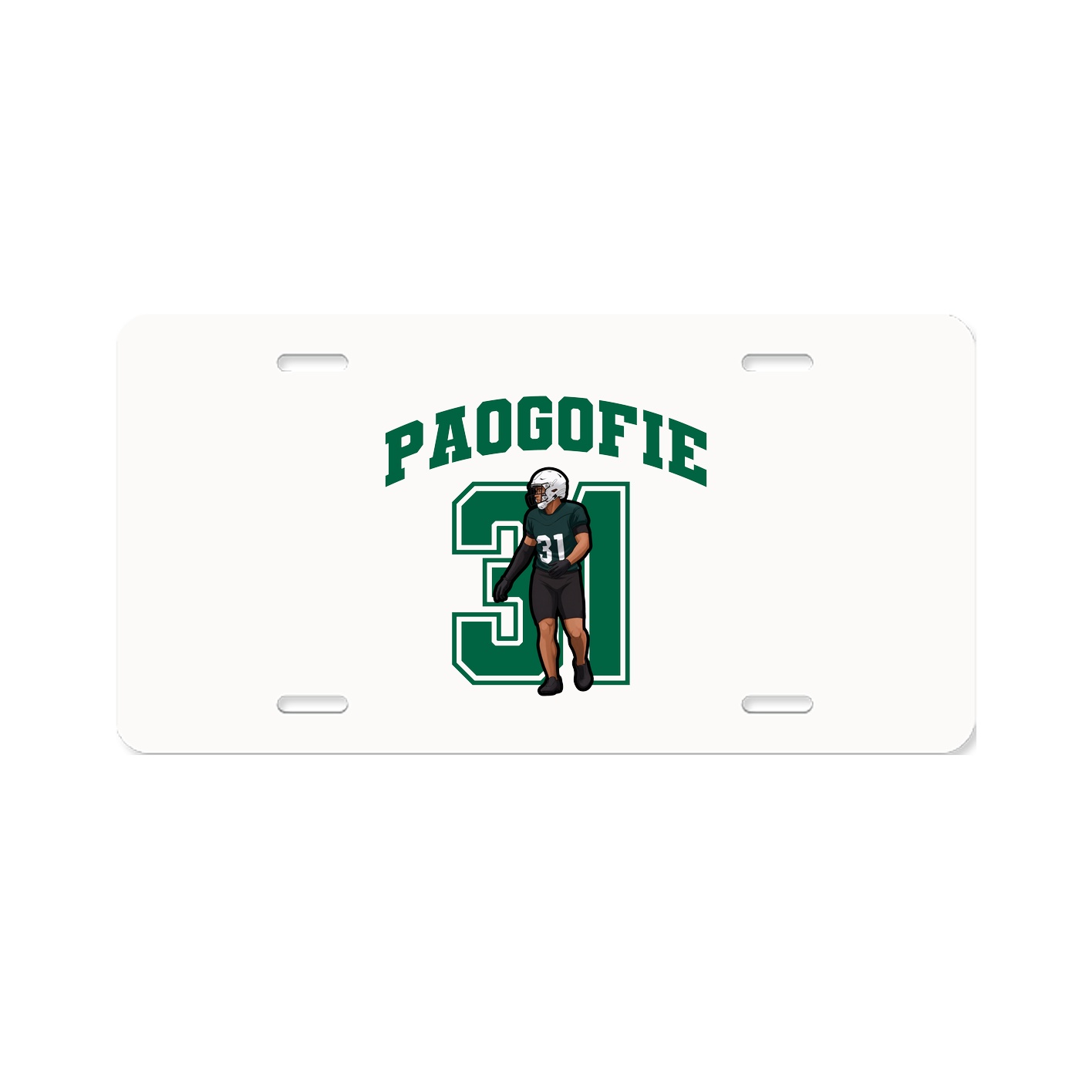 License Plate — Number in Classic