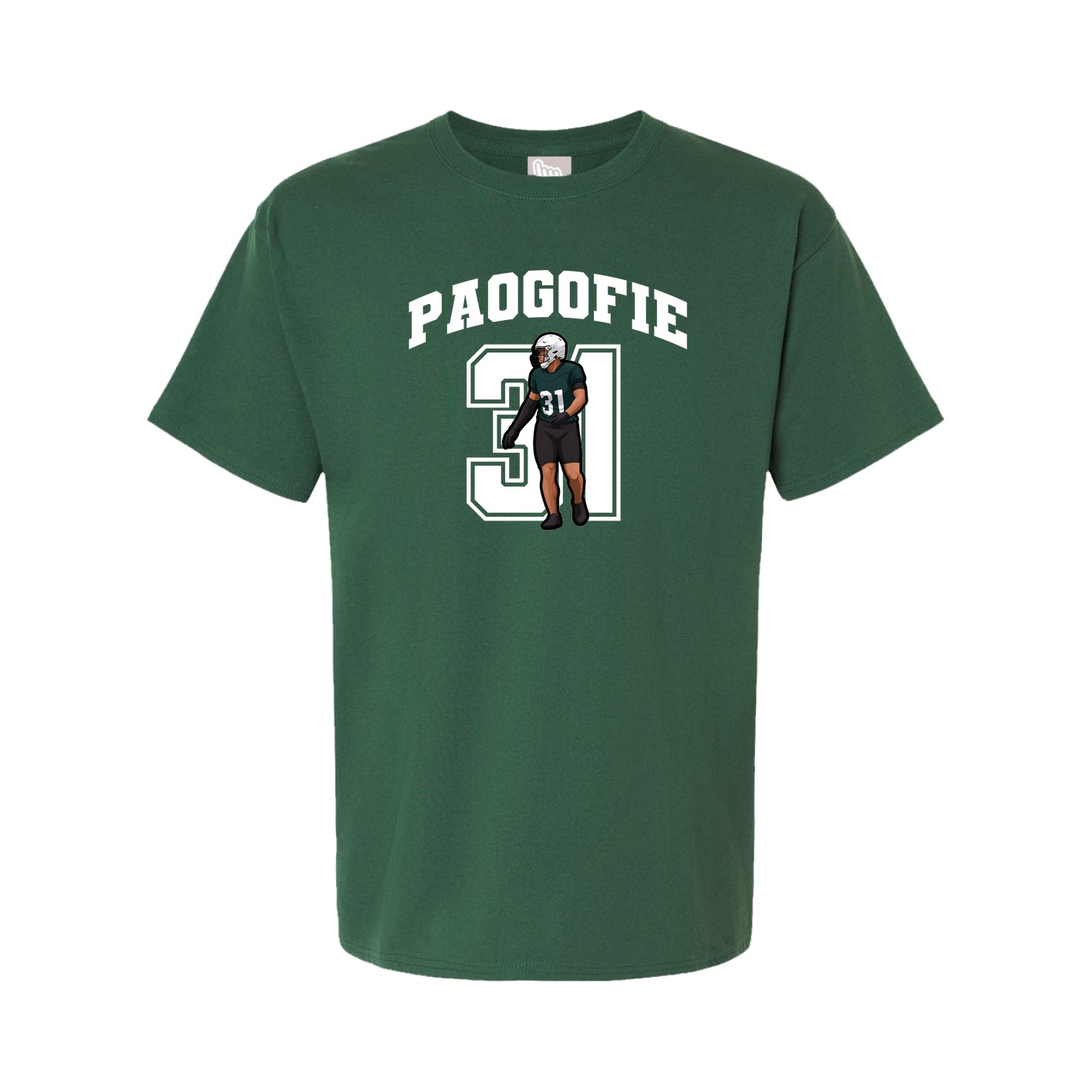 Tee — Number in Green