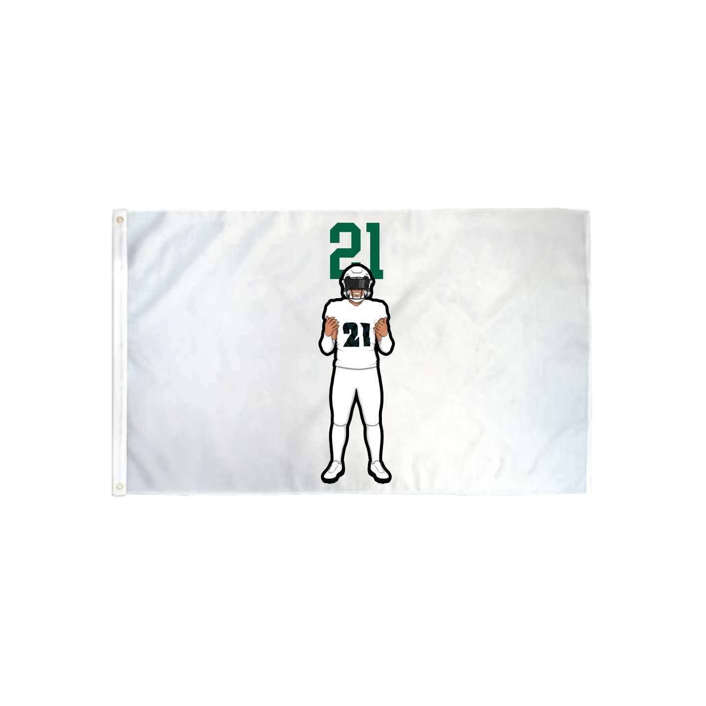 3x5 Flag — Number Top in Classic