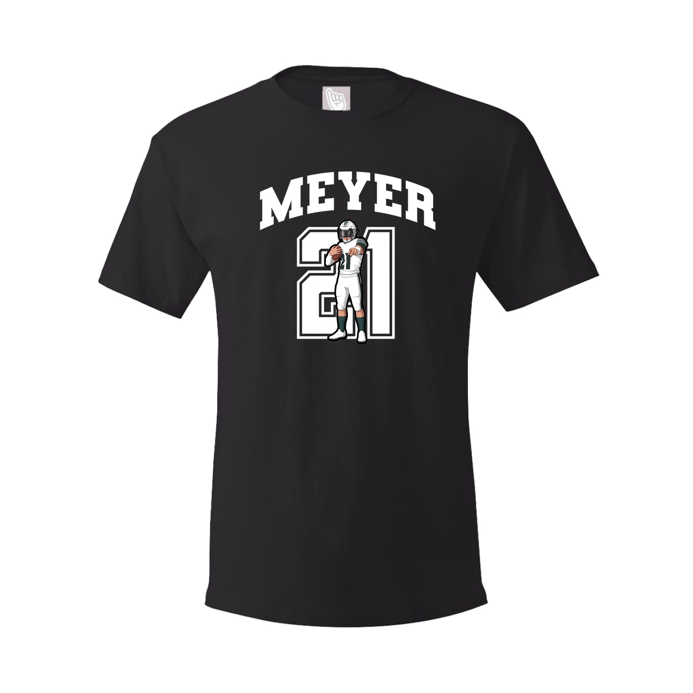 Youth Tee — Number in Black