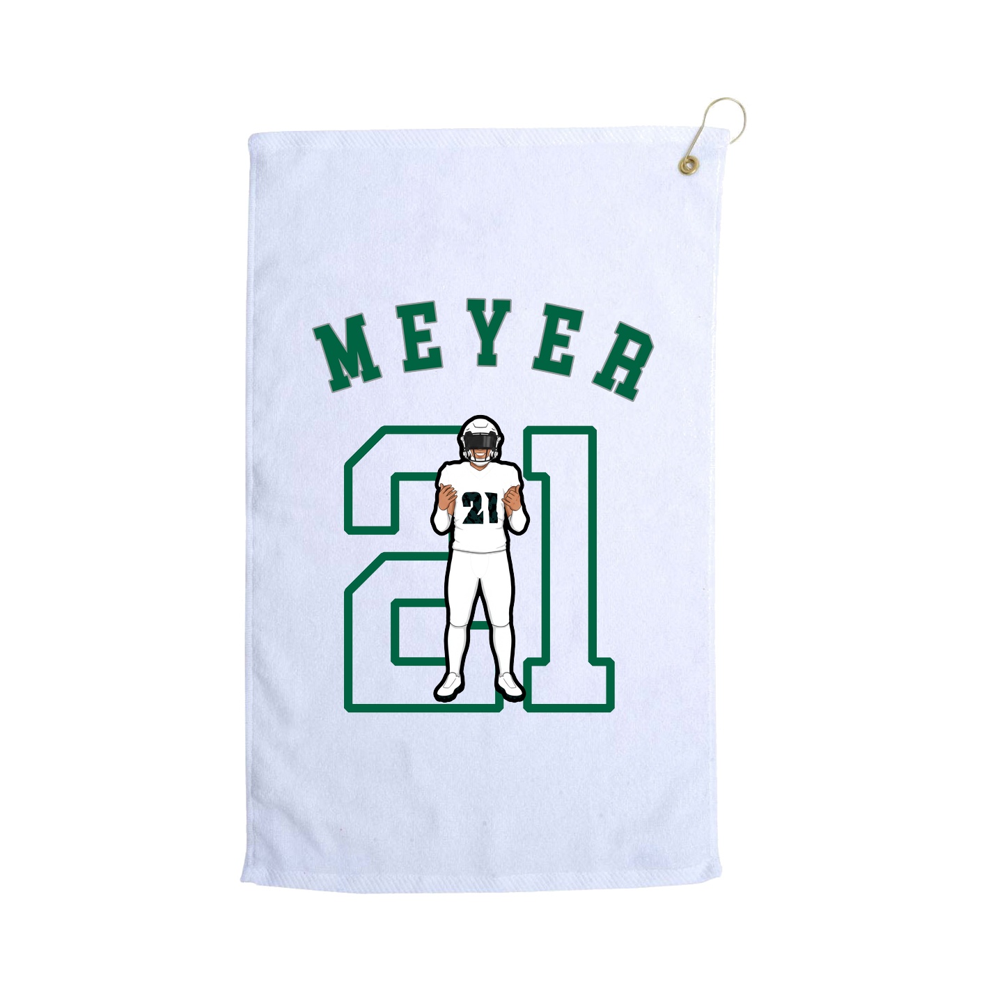 Golf Towel — Shirsey Arch in White