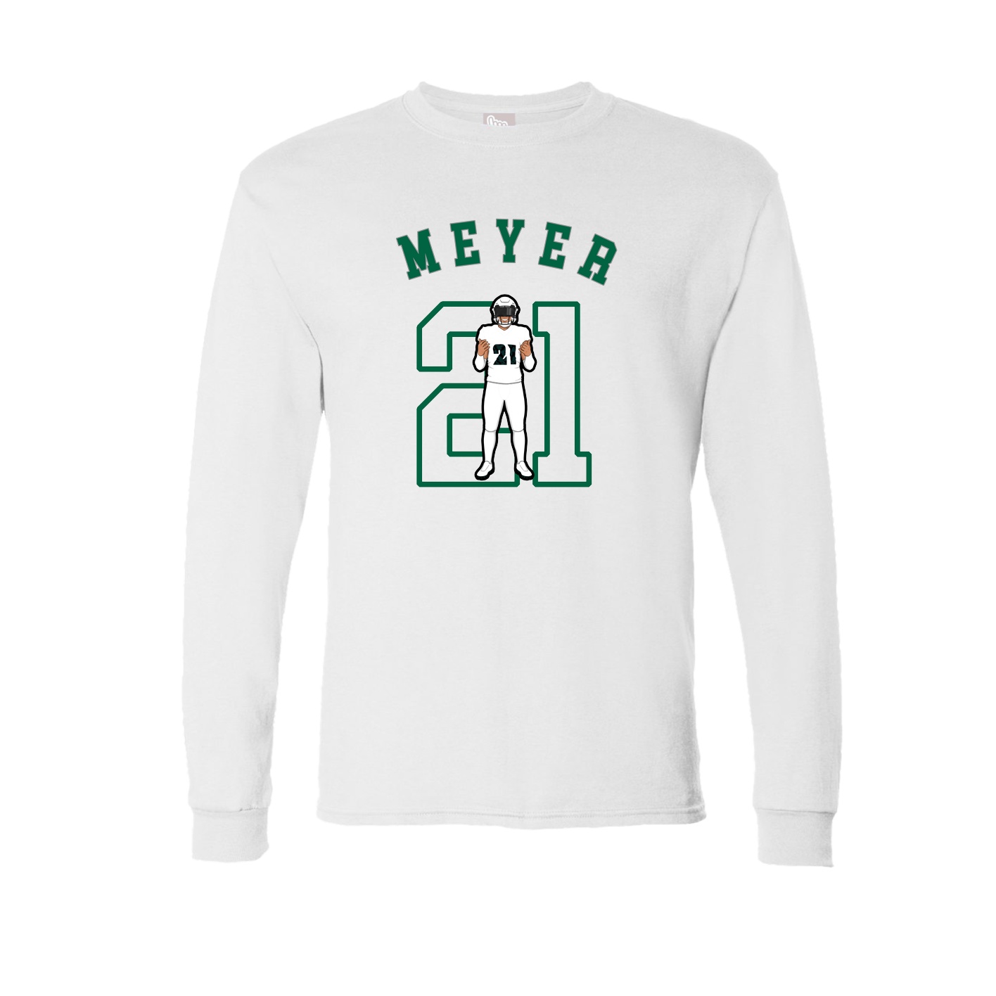 Long Sleeve Tee — Shirsey Arch in White