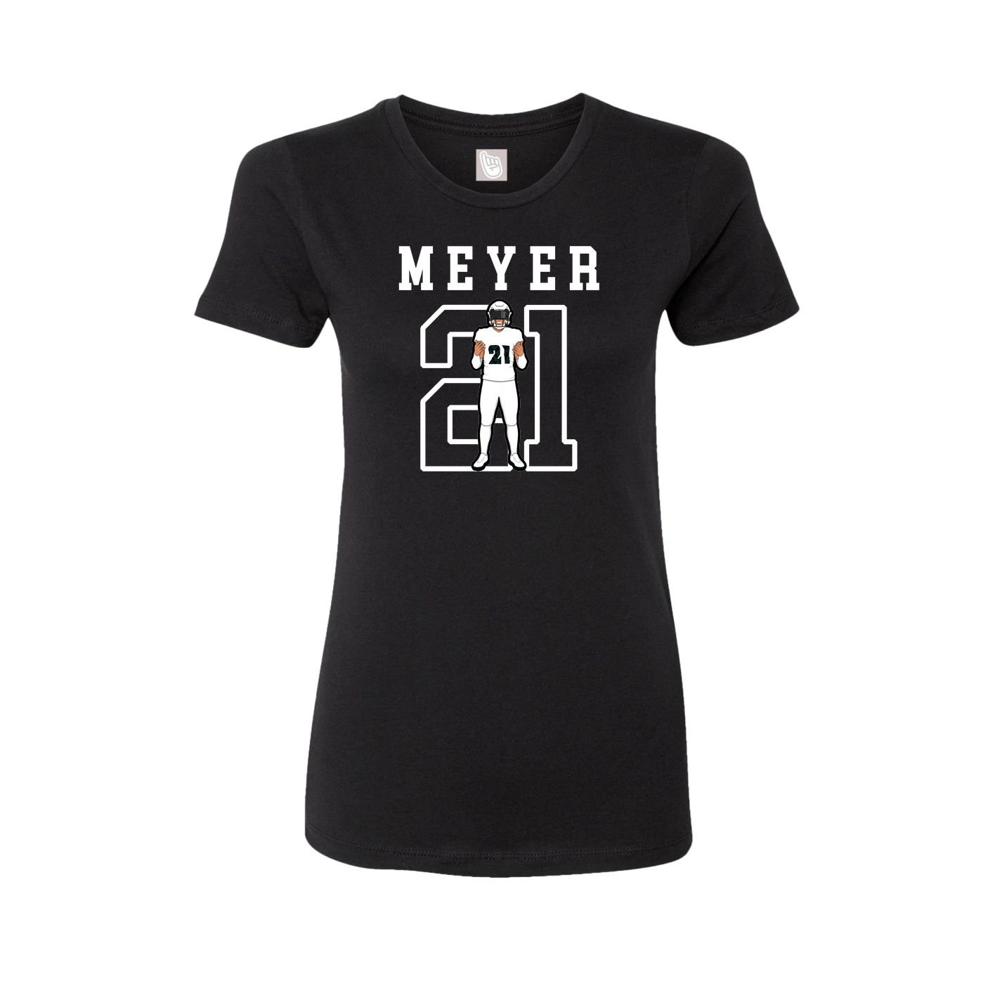Fitted Women's Tee — Shirsey in Black
