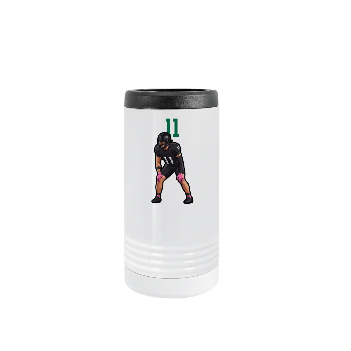 Slim Beverage Holder — Number Top in White