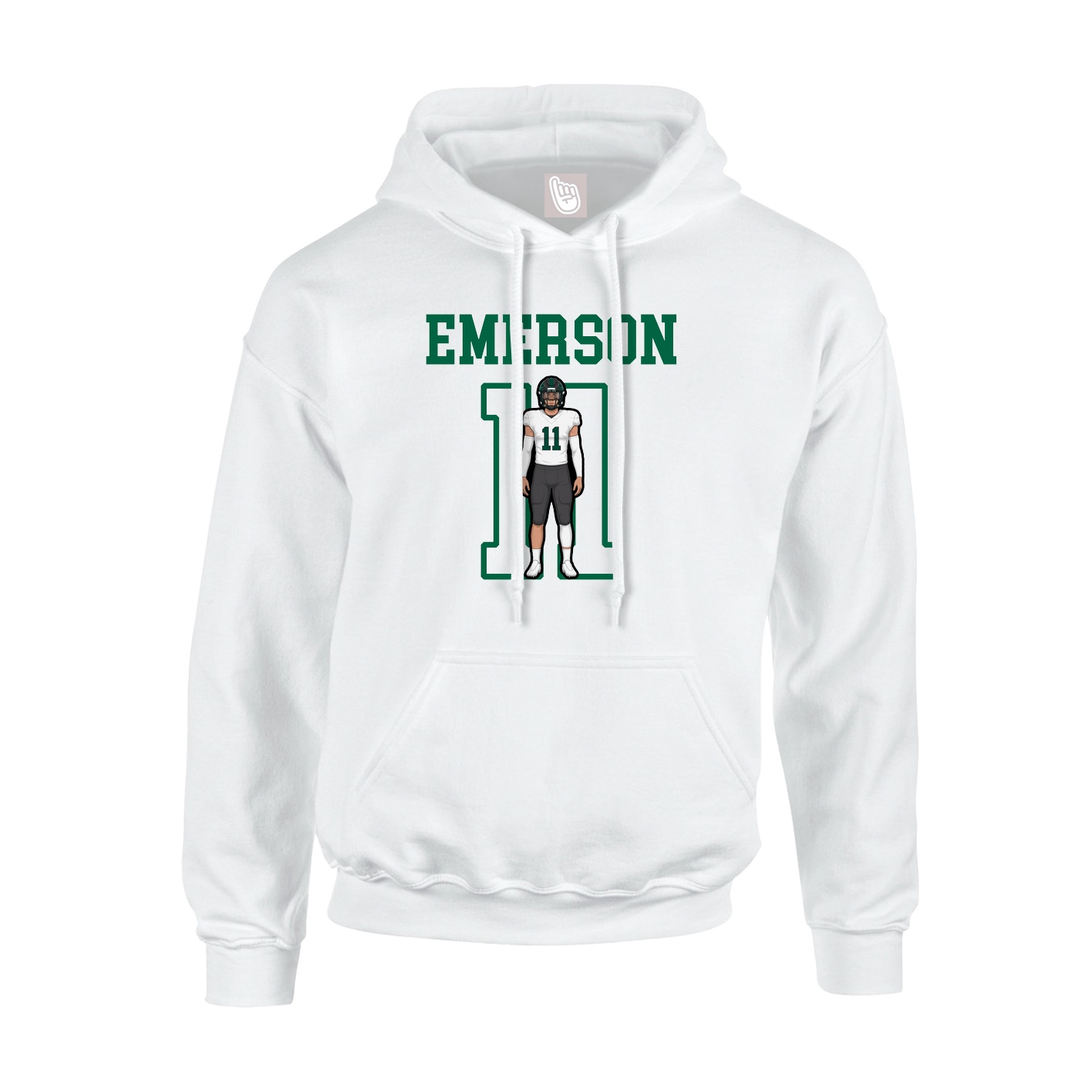 Youth Hoodie — Shirsey in White