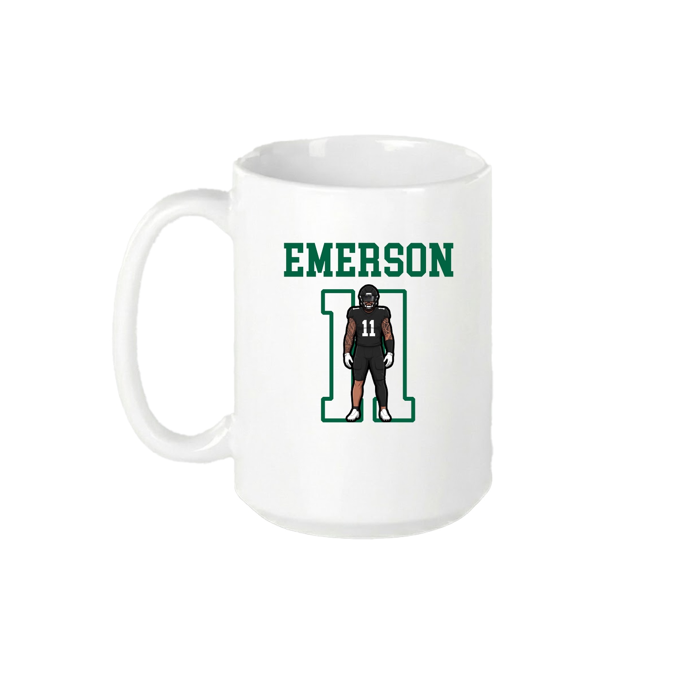 15oz Coffee Mug — Shirsey in White