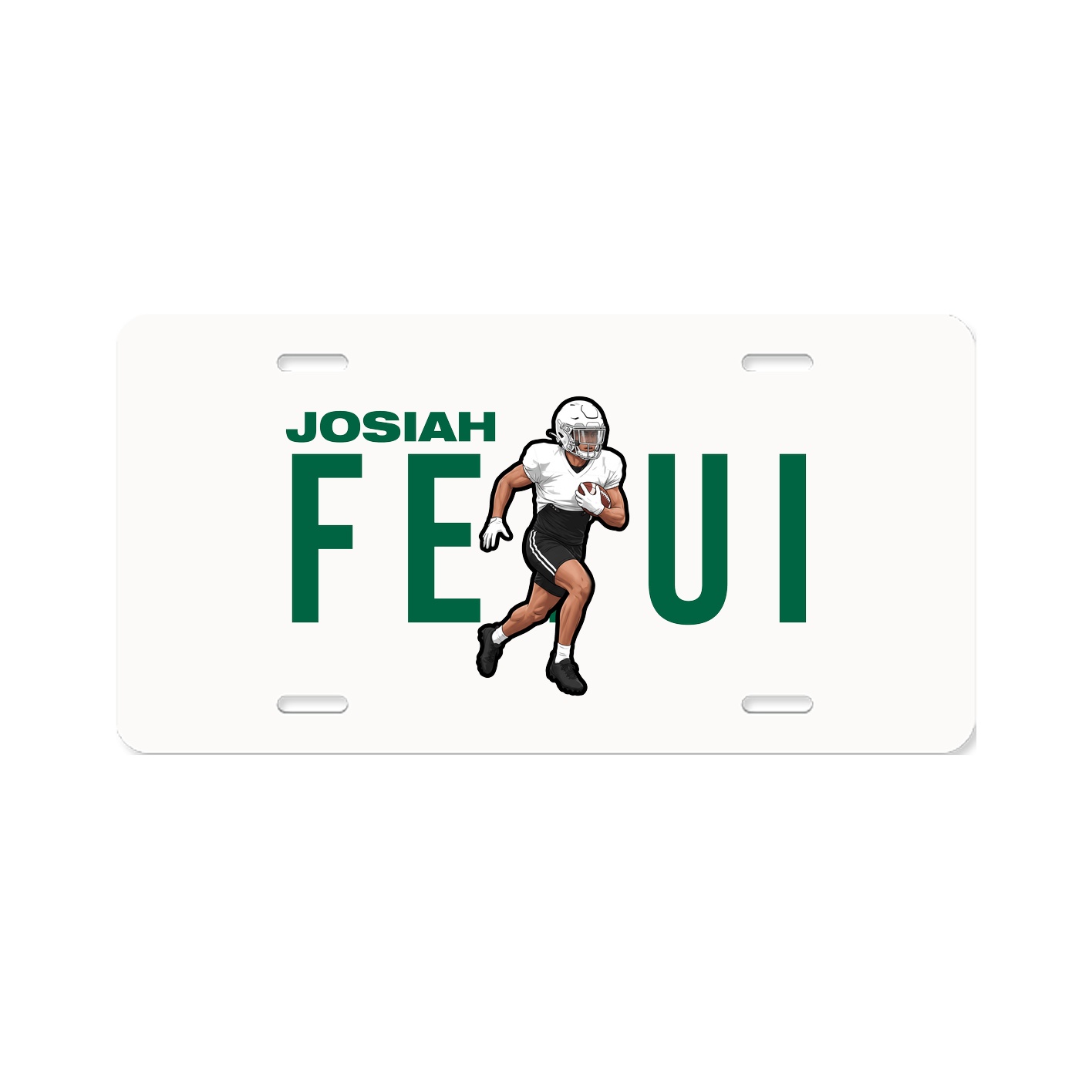 License Plate — Player Name in Classic