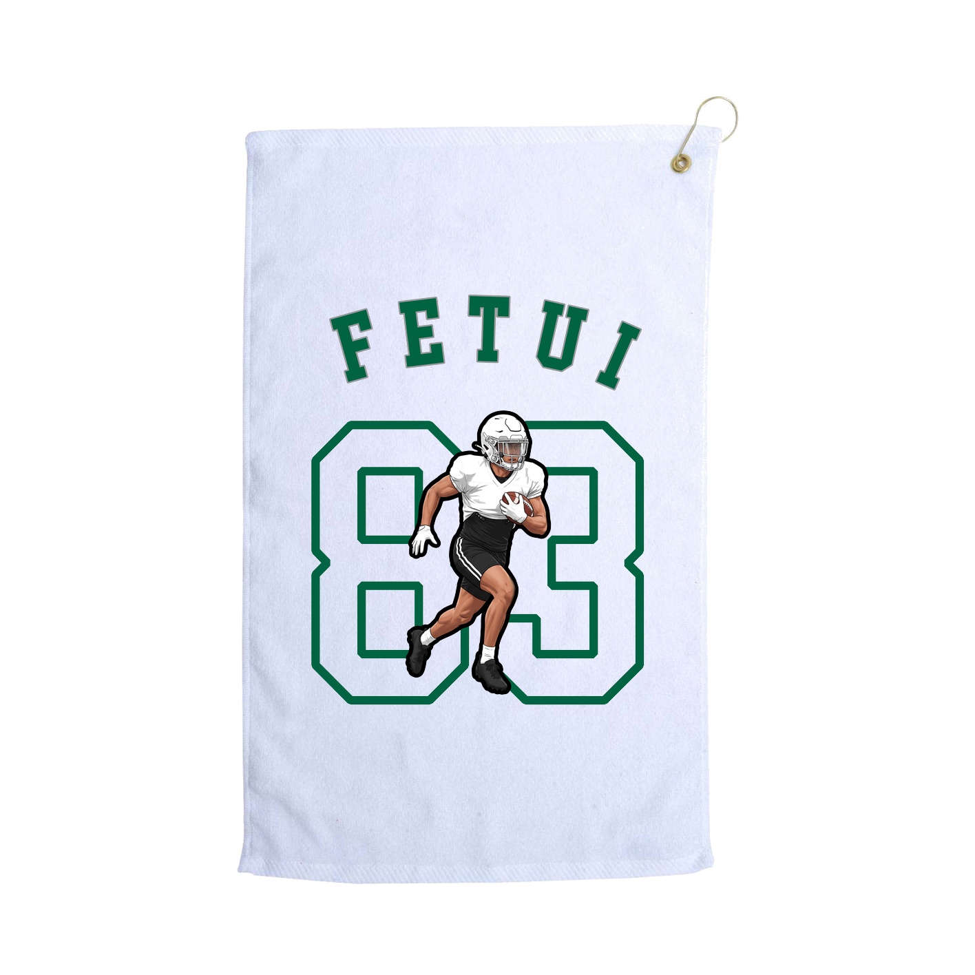 Golf Towel — Shirsey Arch in White