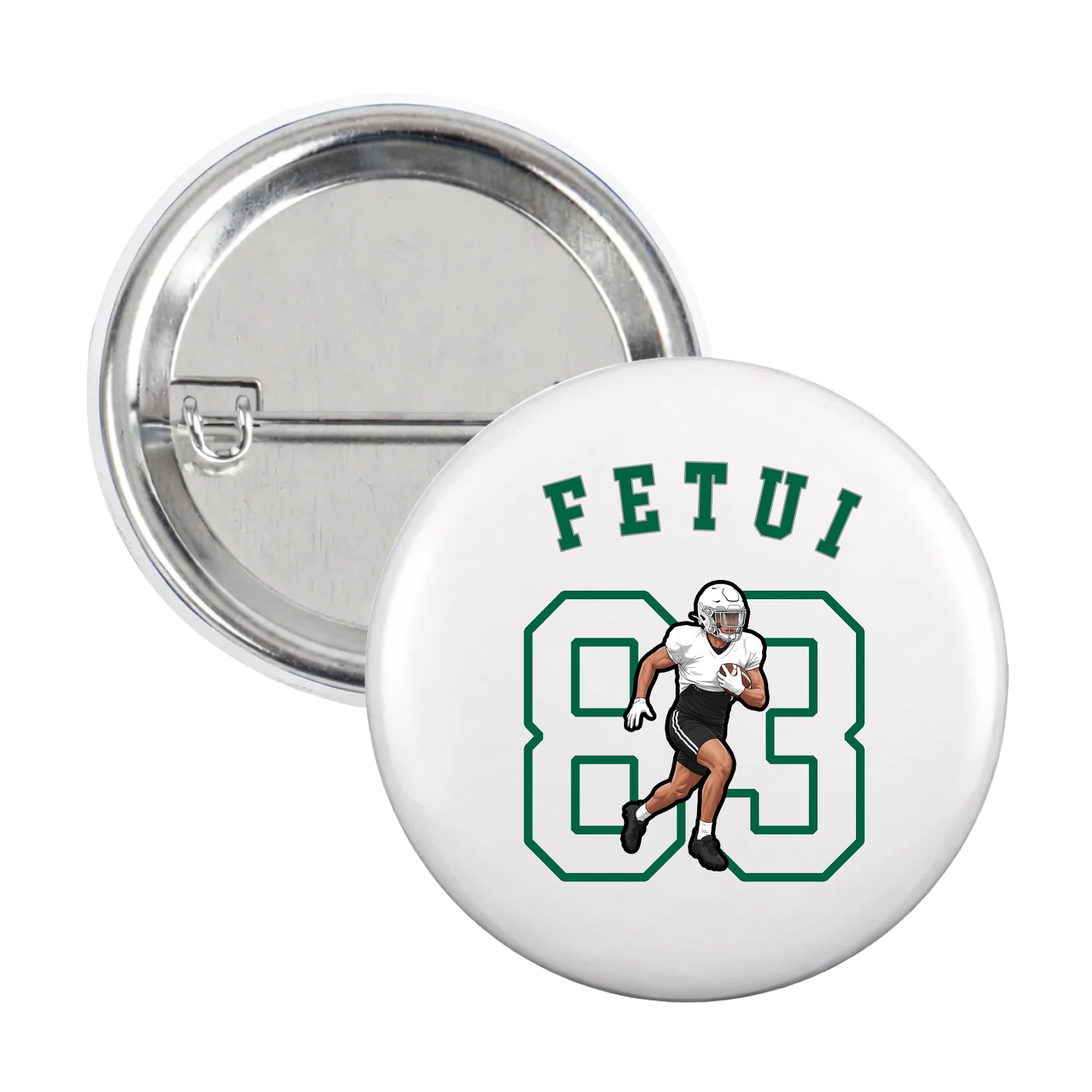 Game Day Button — Shirsey Arch in White