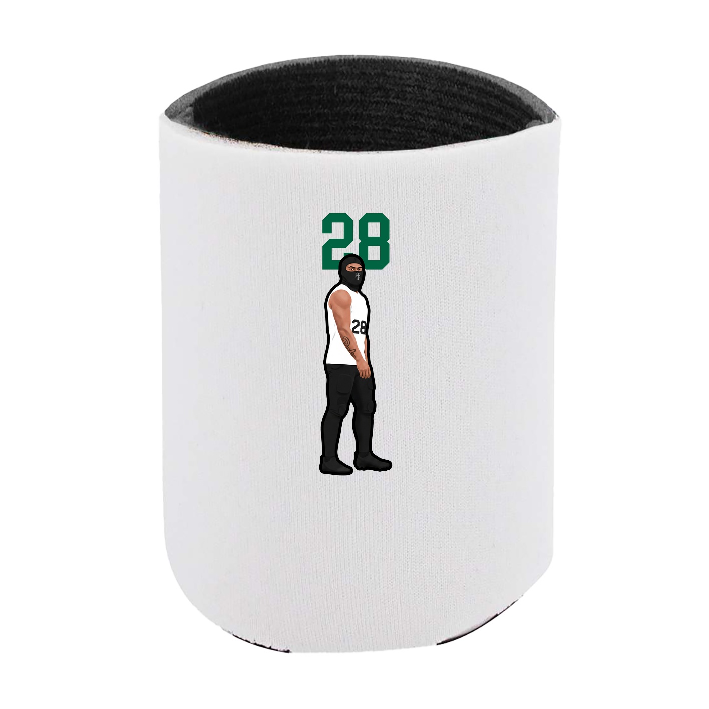 Can Holder — Number Top in White