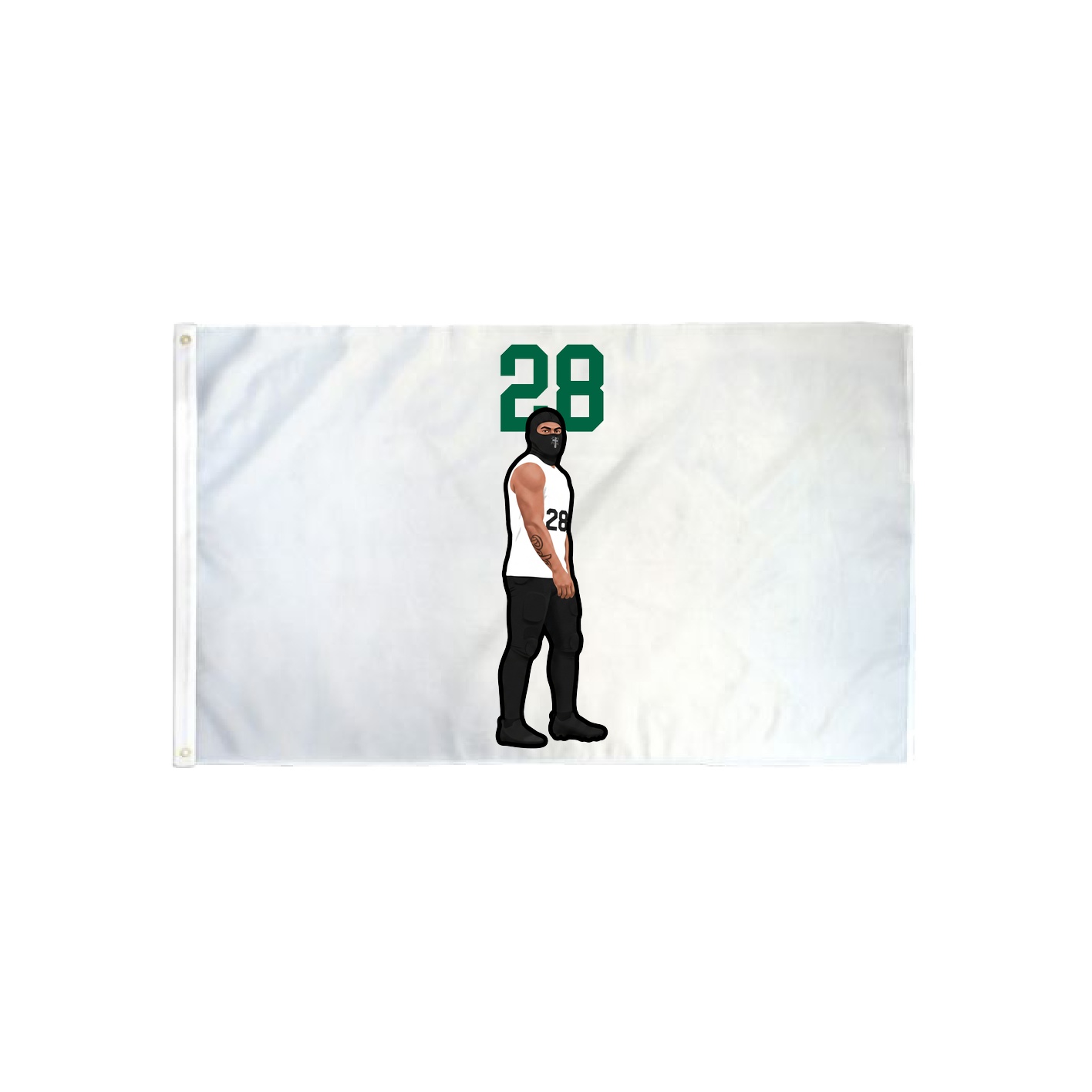 3x5 Flag — Number Top in Classic