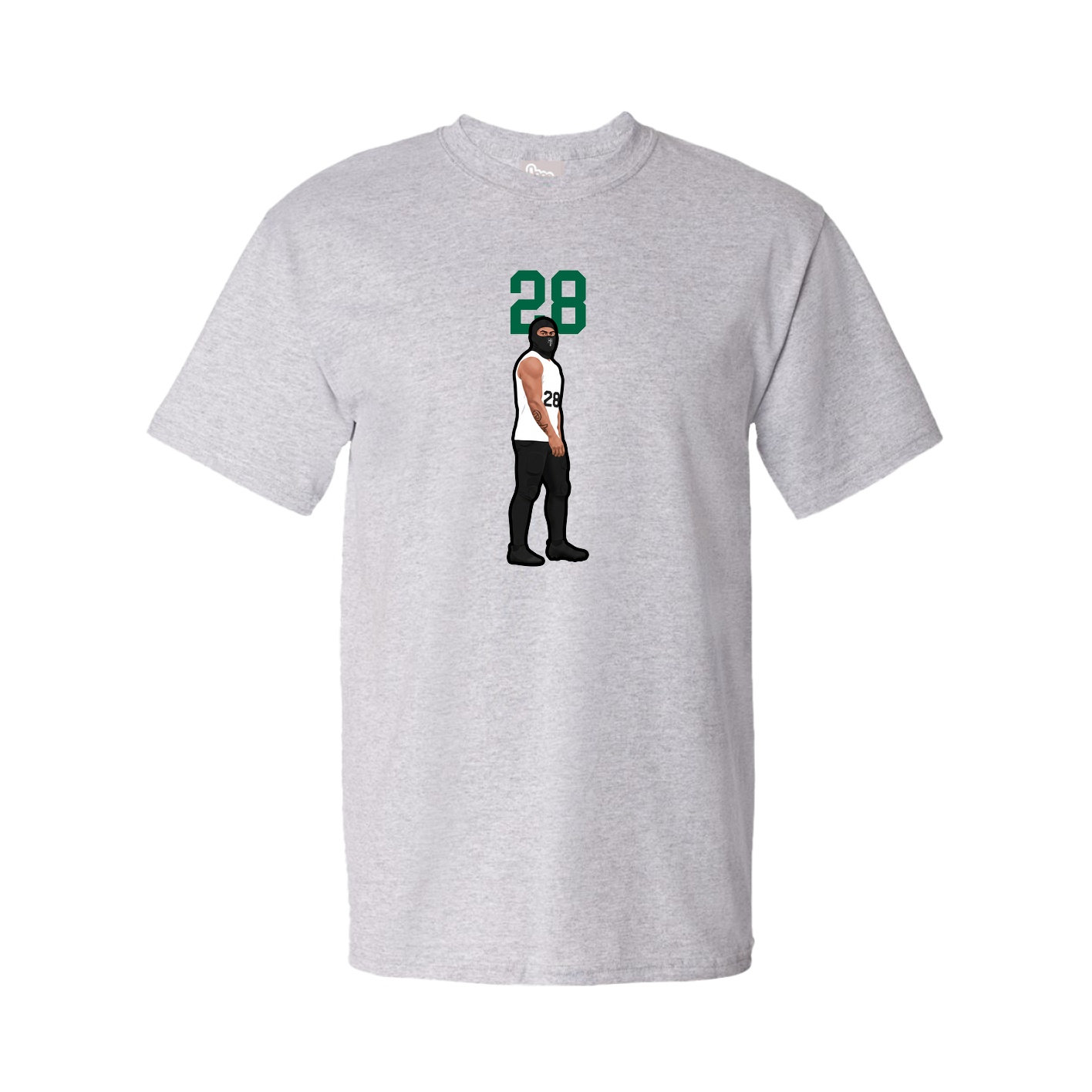 Tee — Number Top in Grey