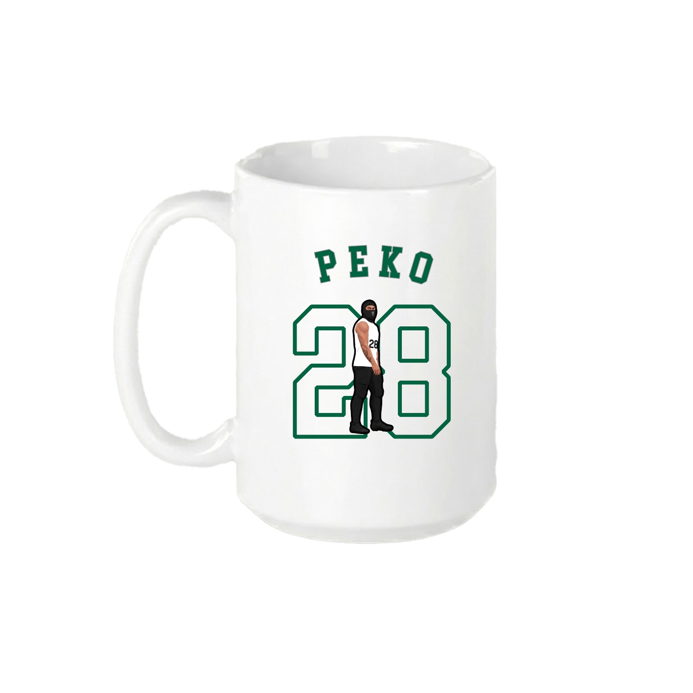 15oz Coffee Mug — Shirsey Arch in White