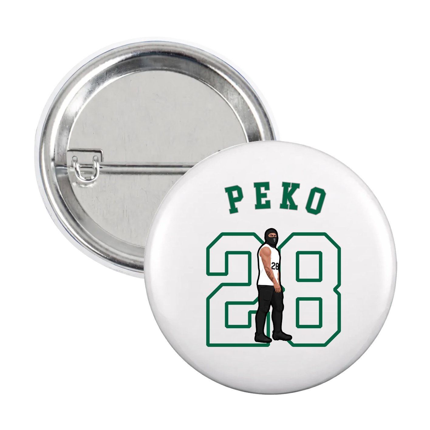 Game Day Button — Shirsey Arch in White