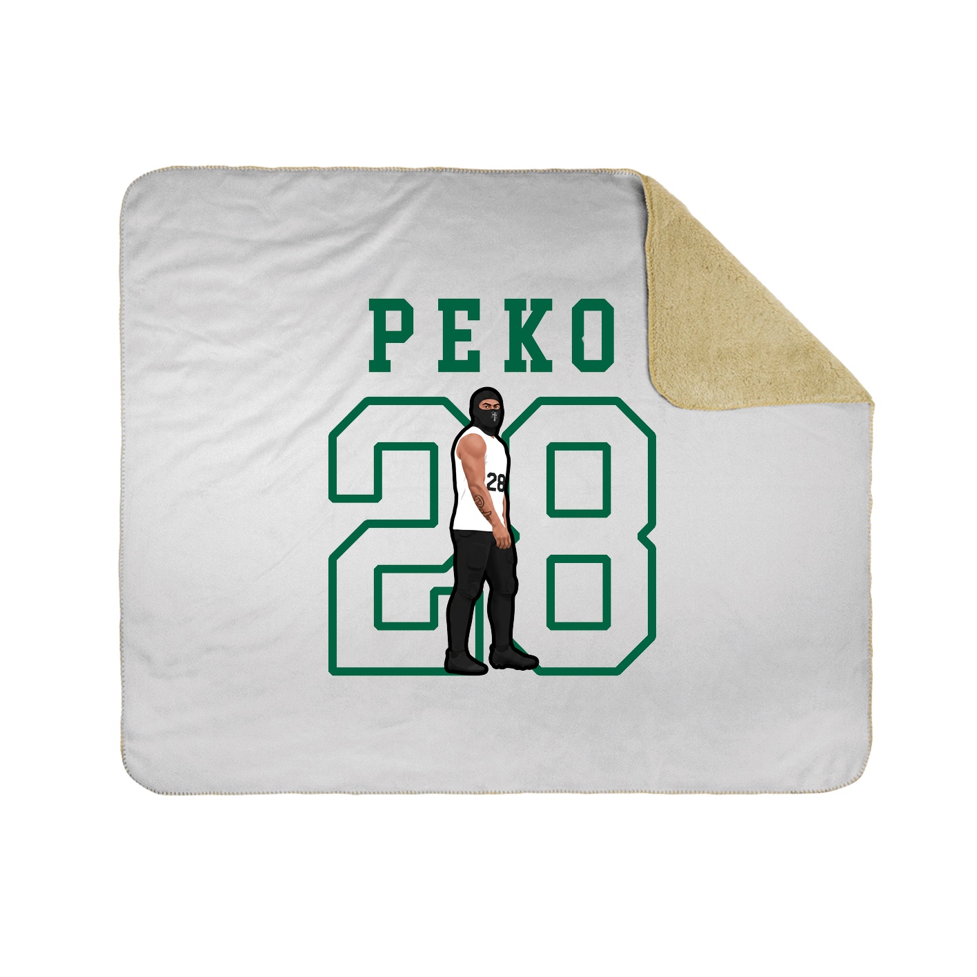 Throw Blanket — Shirsey in White