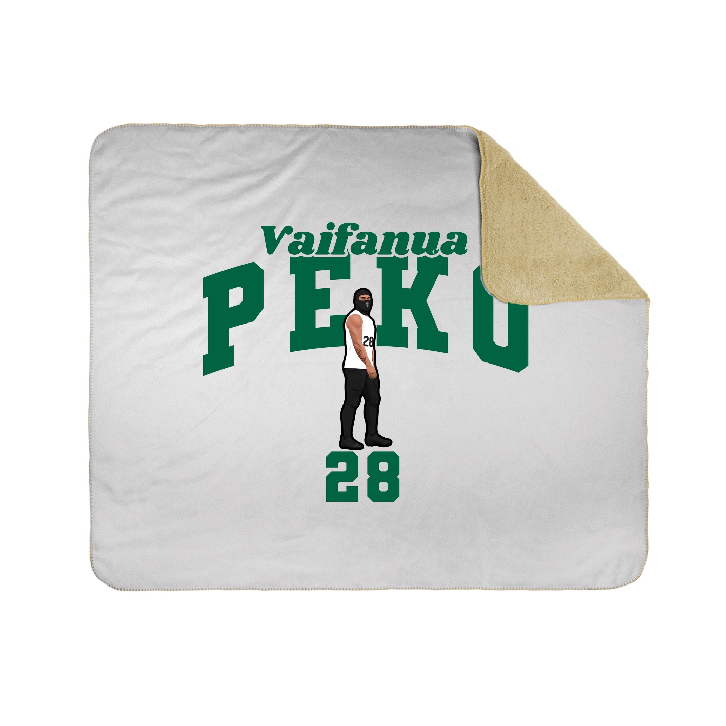 Throw Blanket — Signature Arch in White