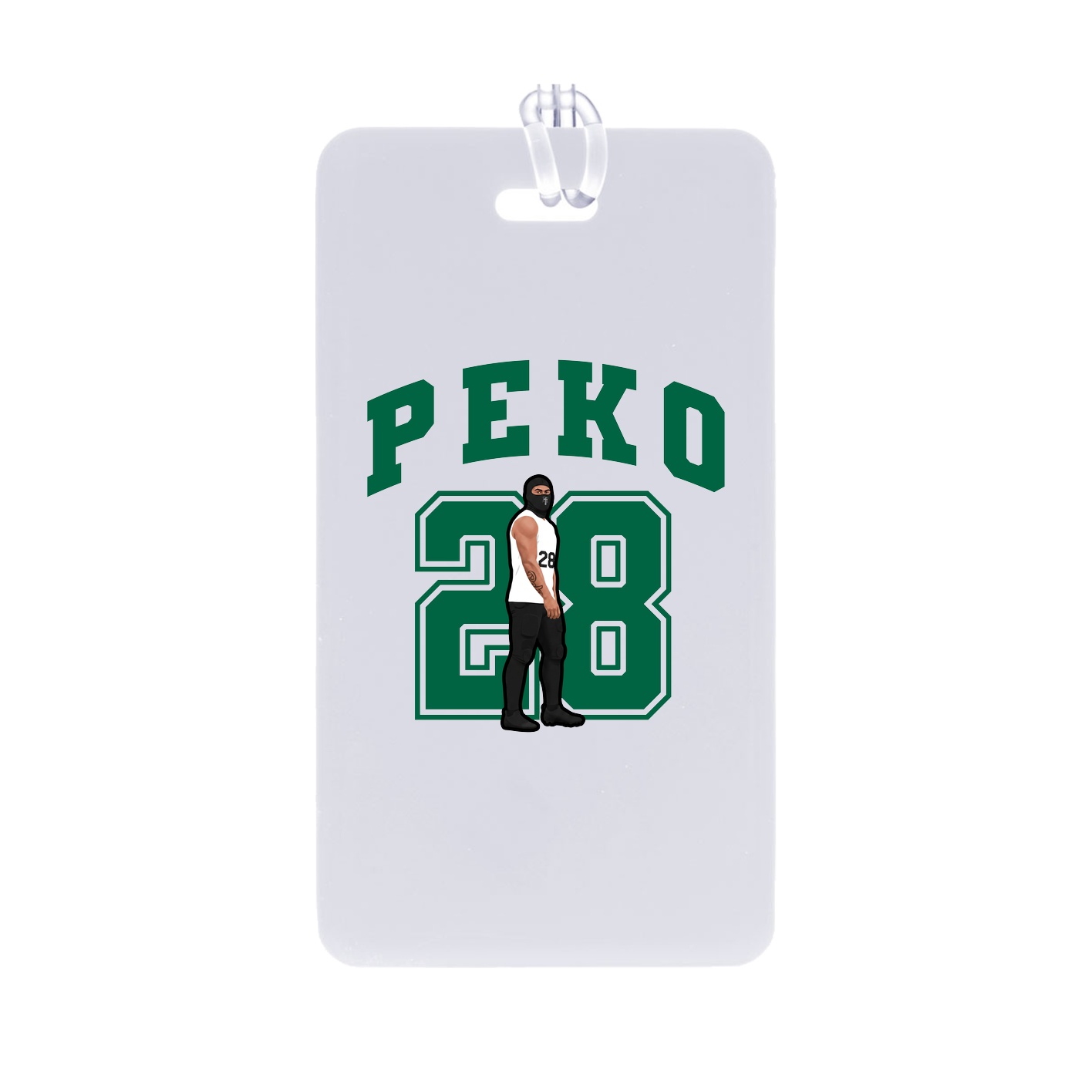 Bag Tag — Number in Classic