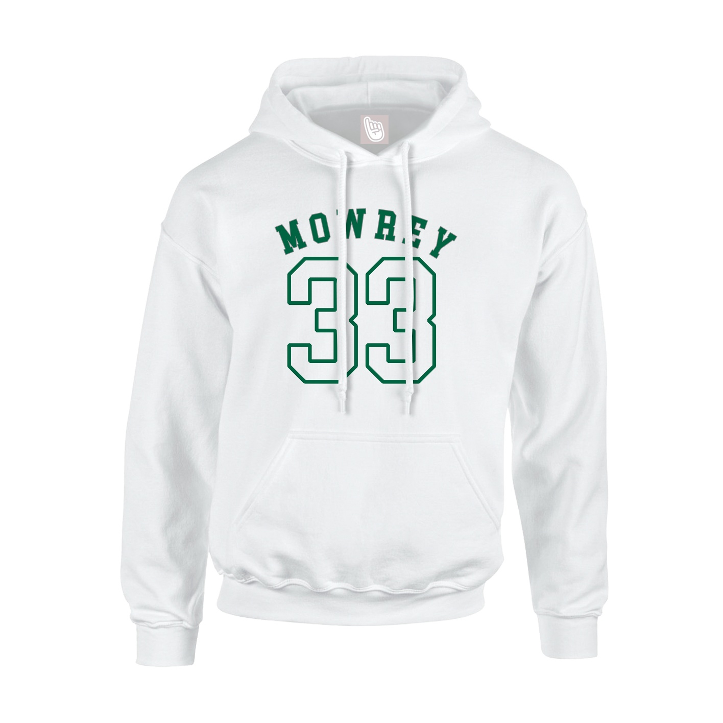 Youth Hoodie — Shirsey Arch in White